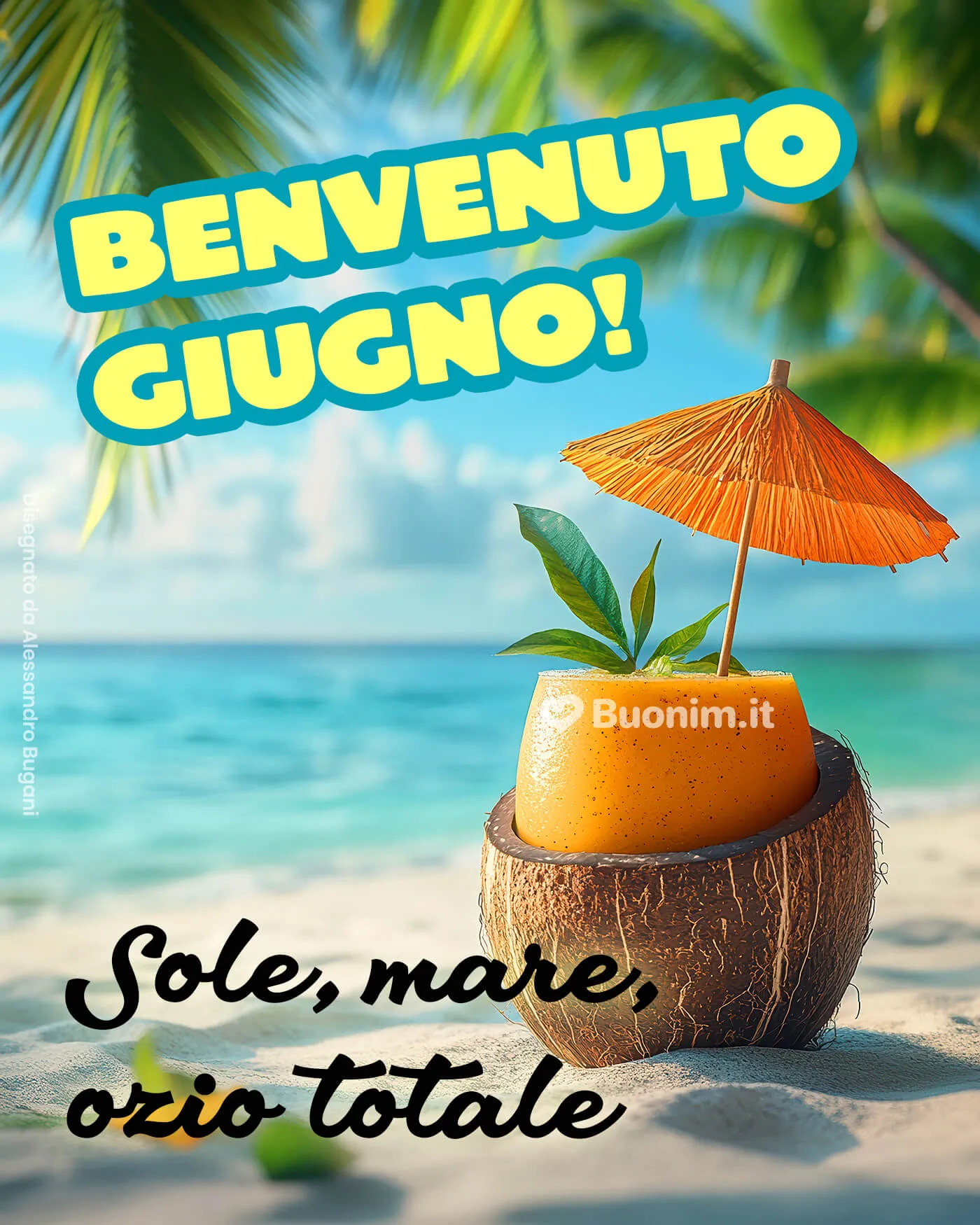 Festeggia il primo giorno d'estate con le nostre cartoline gratuite piene di colori e allegria!