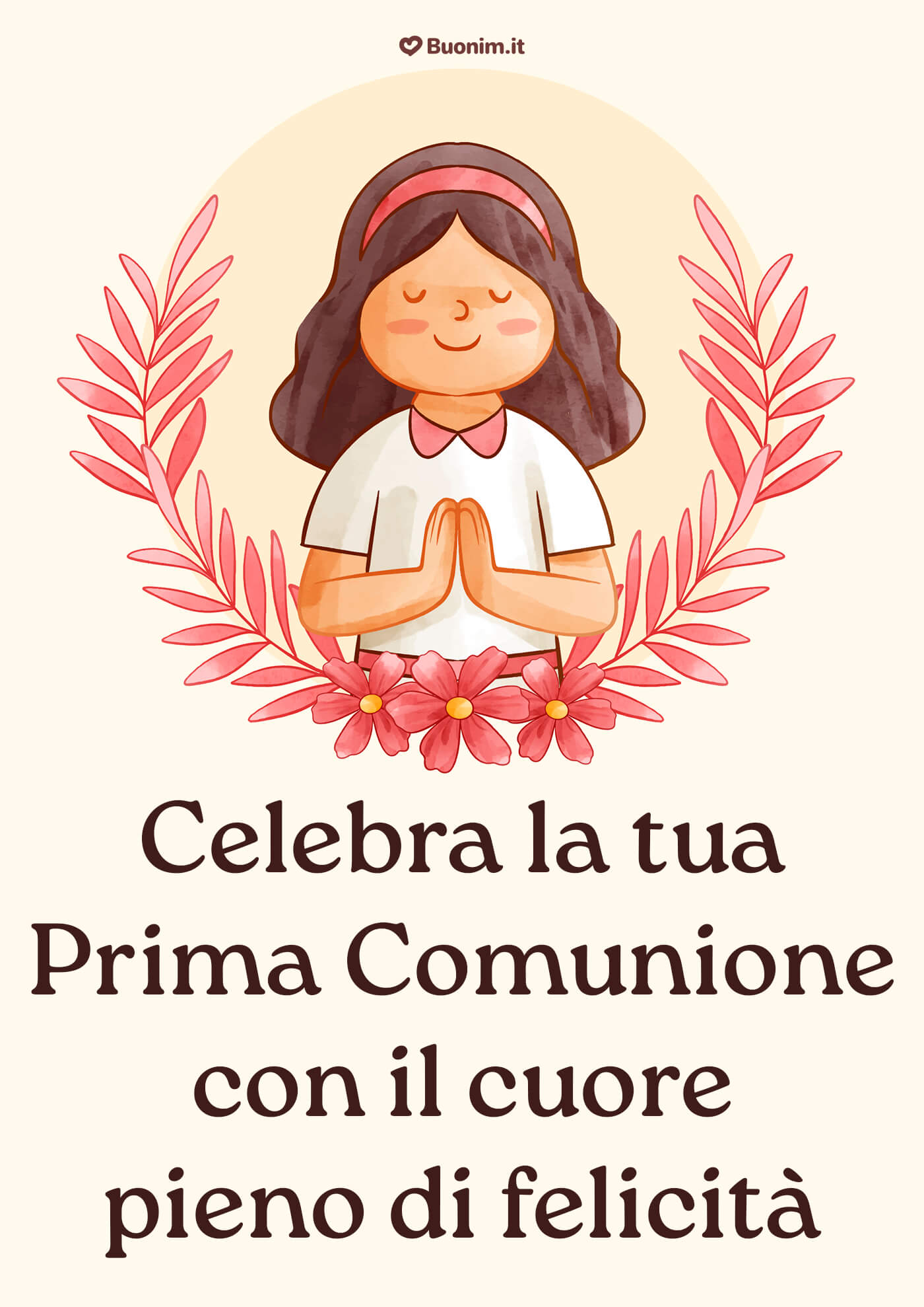 Auguri per la prima comunione con immagini da inviare su WhatsApp gratis Frasi e auguri per la prima comunione da condividere con gioia