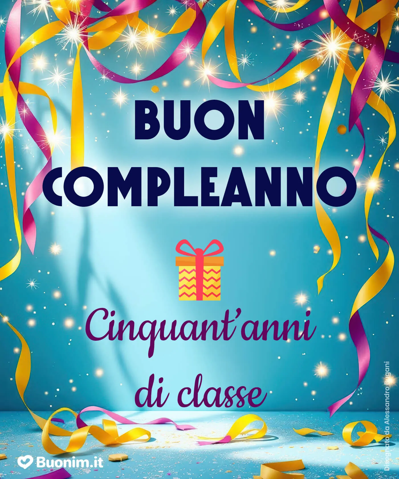 Frasi spiritose e immagini eleganti per festeggiare i cinquant’anni con tanto affetto e un tocco di ironia