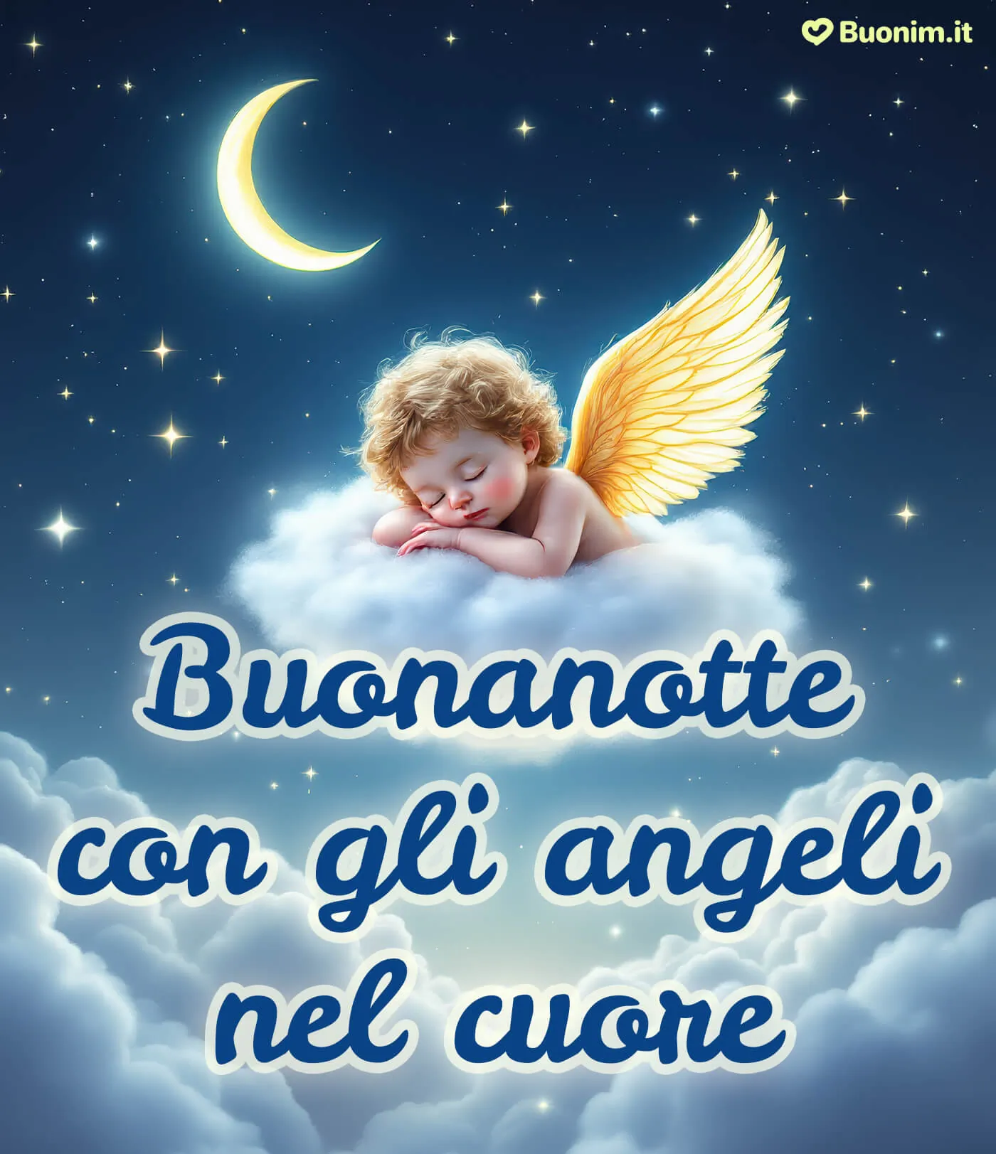 Gli angeli ti avvolgono di serenità