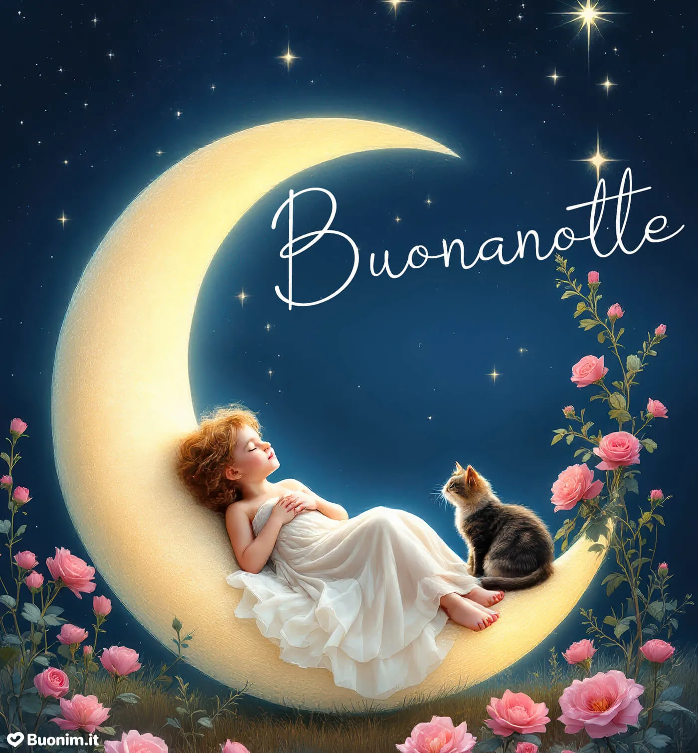 Gli angeli ti sorridono nel sonno