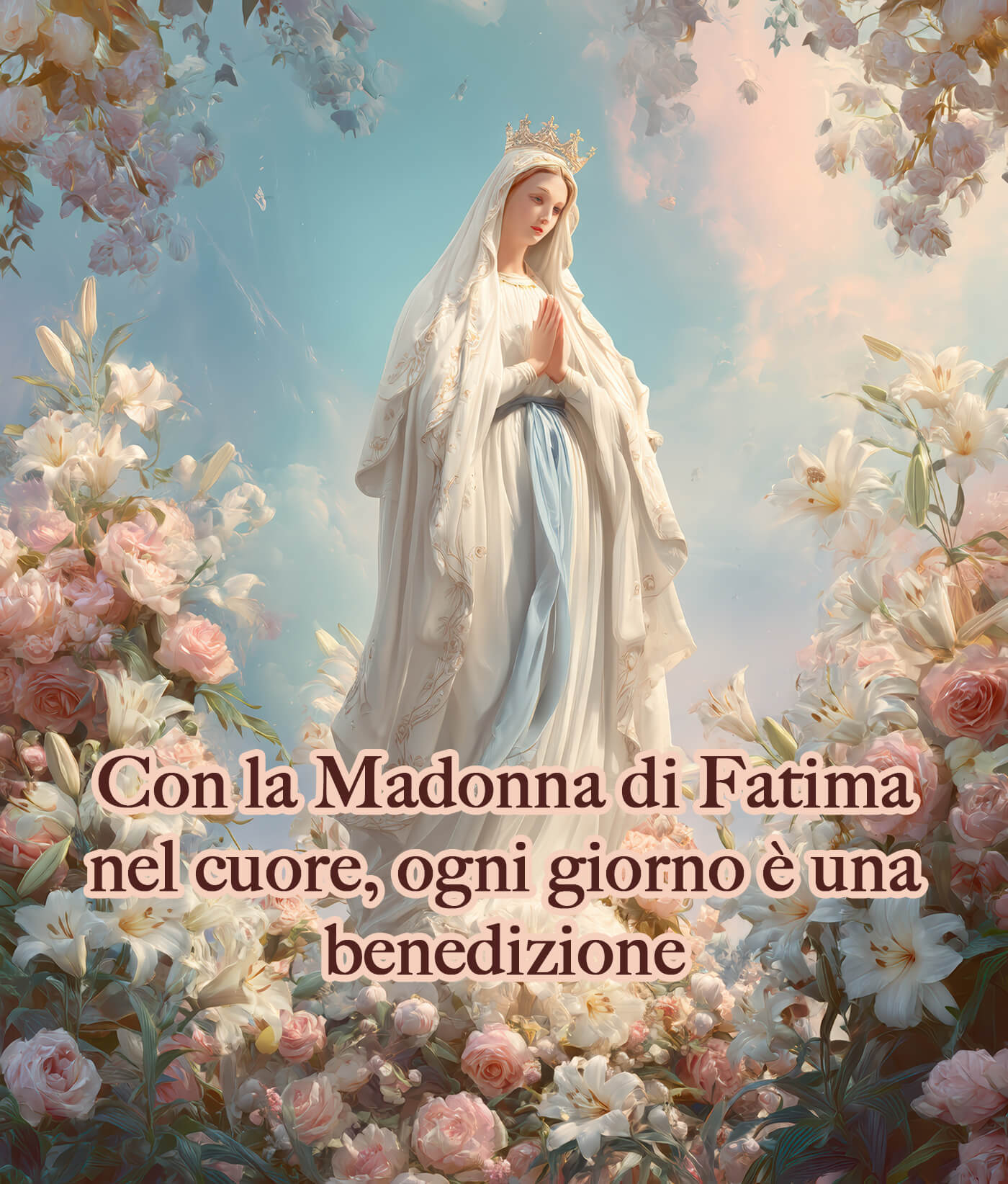 Il 13 maggio condividi un’immagine della Madonna di Fatima per sentirti più vicino al suo amore Il 13 maggio condividi un’immagine della Madonna di Fatima per sentirti più vicino al suo amore