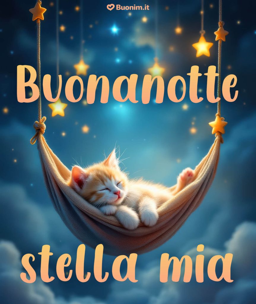 Immagini di Buonanotte con Gatti e Gattini Divertenti e Dolcissimi per ...