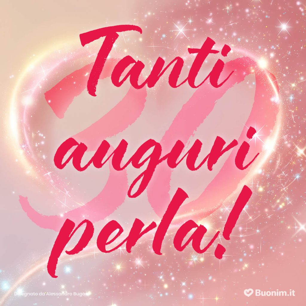 Immagine di auguri per l’anniversario dei 30 anni di una donna da scaricare e inviare su WhatsApp con un sorriso