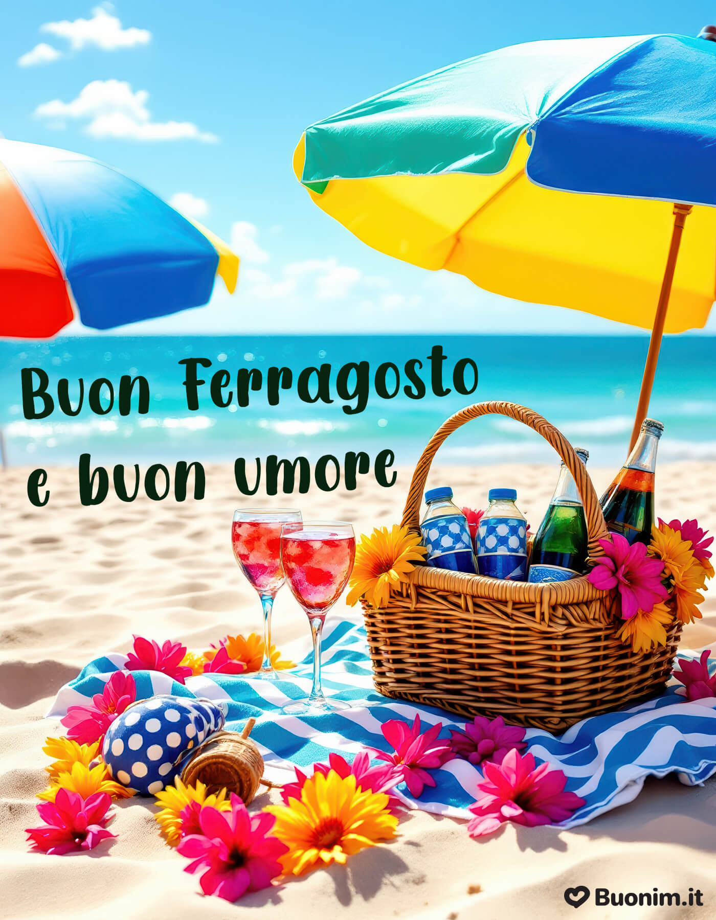 Buon Ferragosto divertente per augurare con il sorriso Immagine spiritosa di Ferragosto per rendere speciale la giornata
