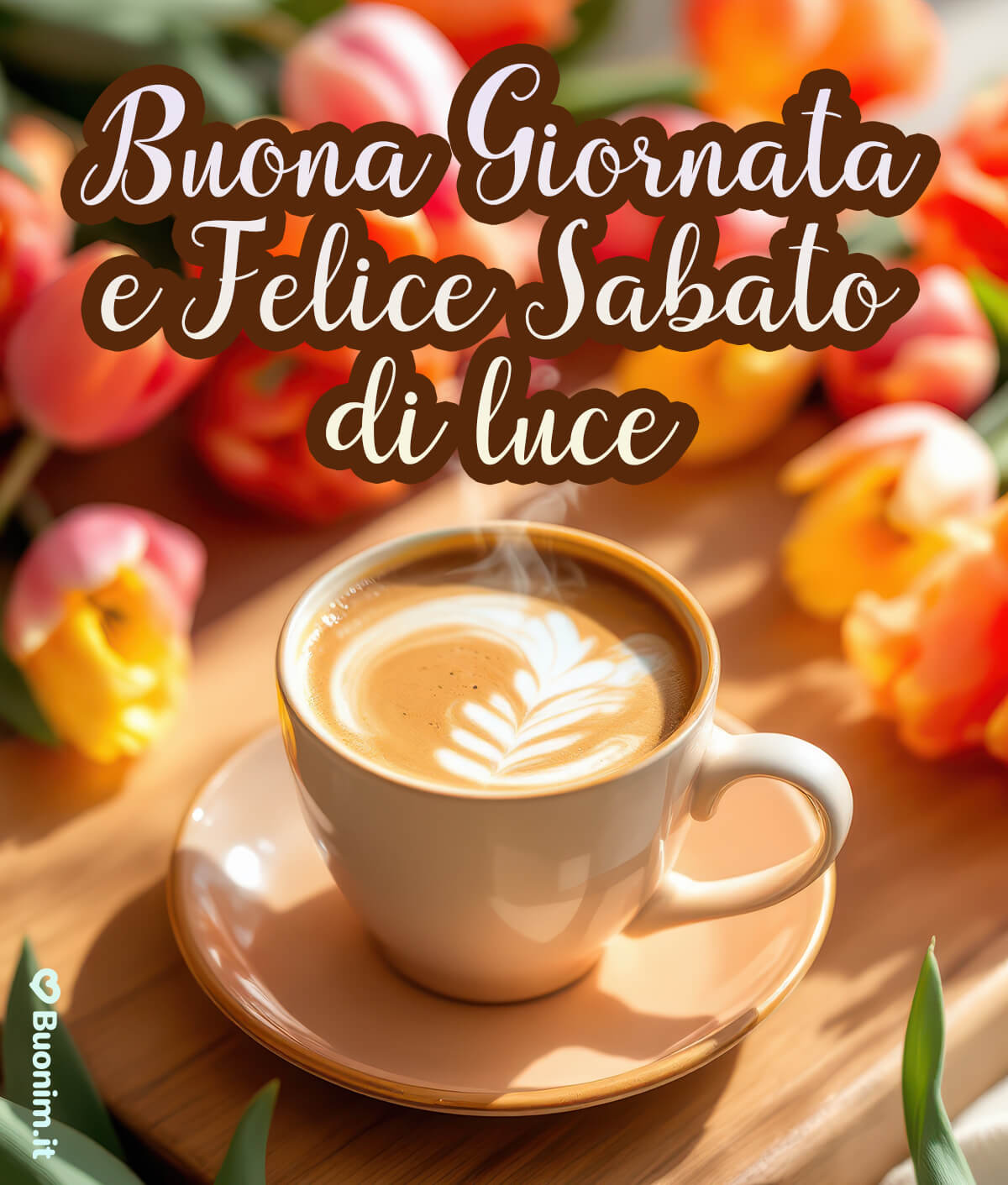 Immagini bellissime di buon fine settimana Profumo di cappuccino e colori vivi, ti auguro un sabato pieno di luce. Queste immagini bellissime di buon fine settimana scaldano il cuore, ideali per un messaggio gentile su WhatsApp.