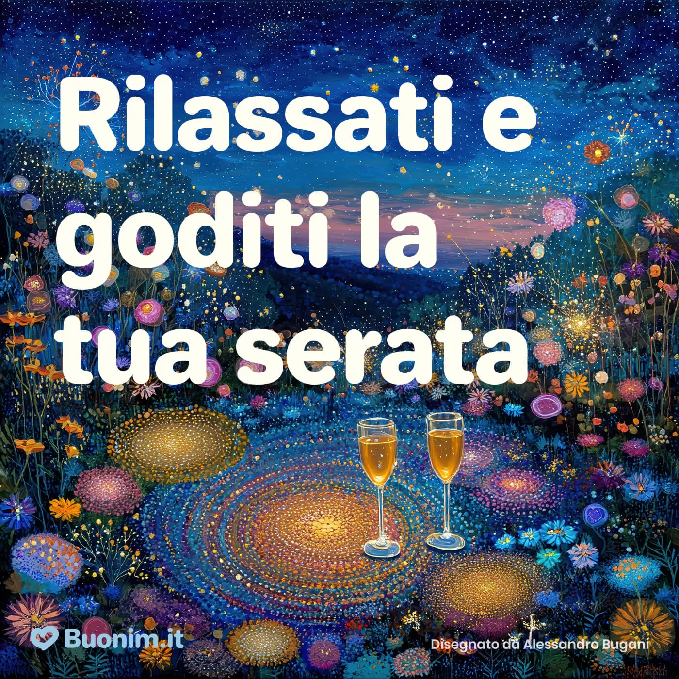 Immagini con frasi della buona serata per sorprendere un’amica con un gesto semplice