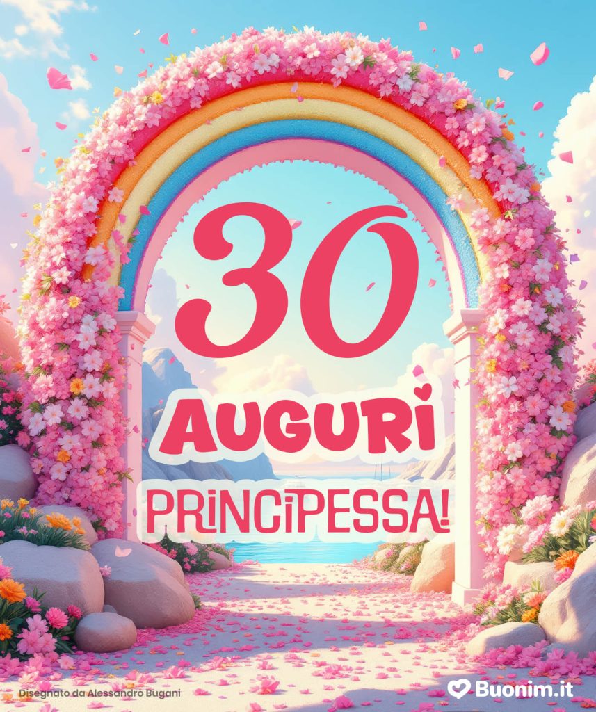 Immagini con frasi spiritose per il compleanno di 30 anni di una donna da inviare su WhatsApp con un sorriso