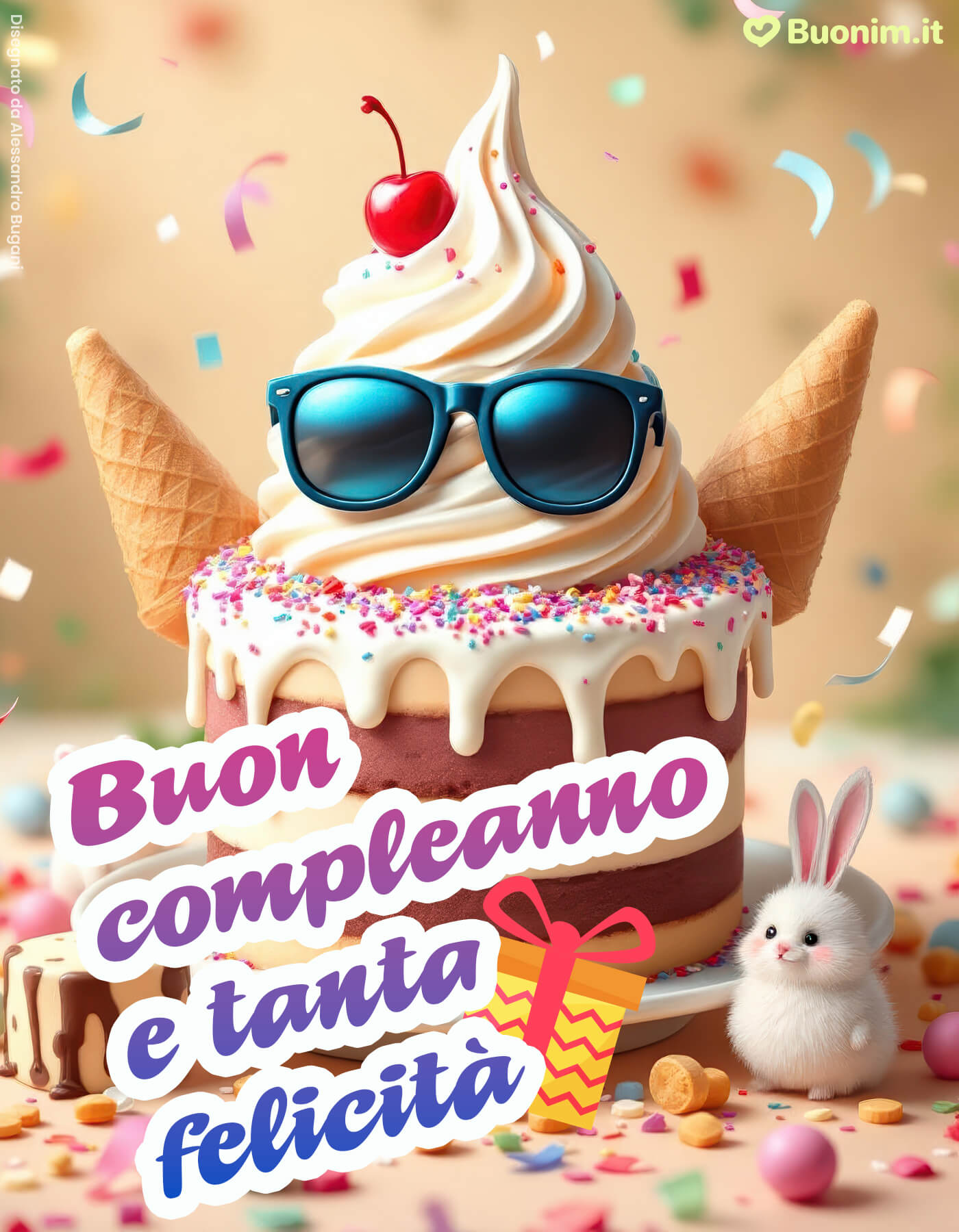 Immagini di una torta di compleanno da inviare con affetto Immagini di auguri di buon compleanno con torta da condividere in un clic