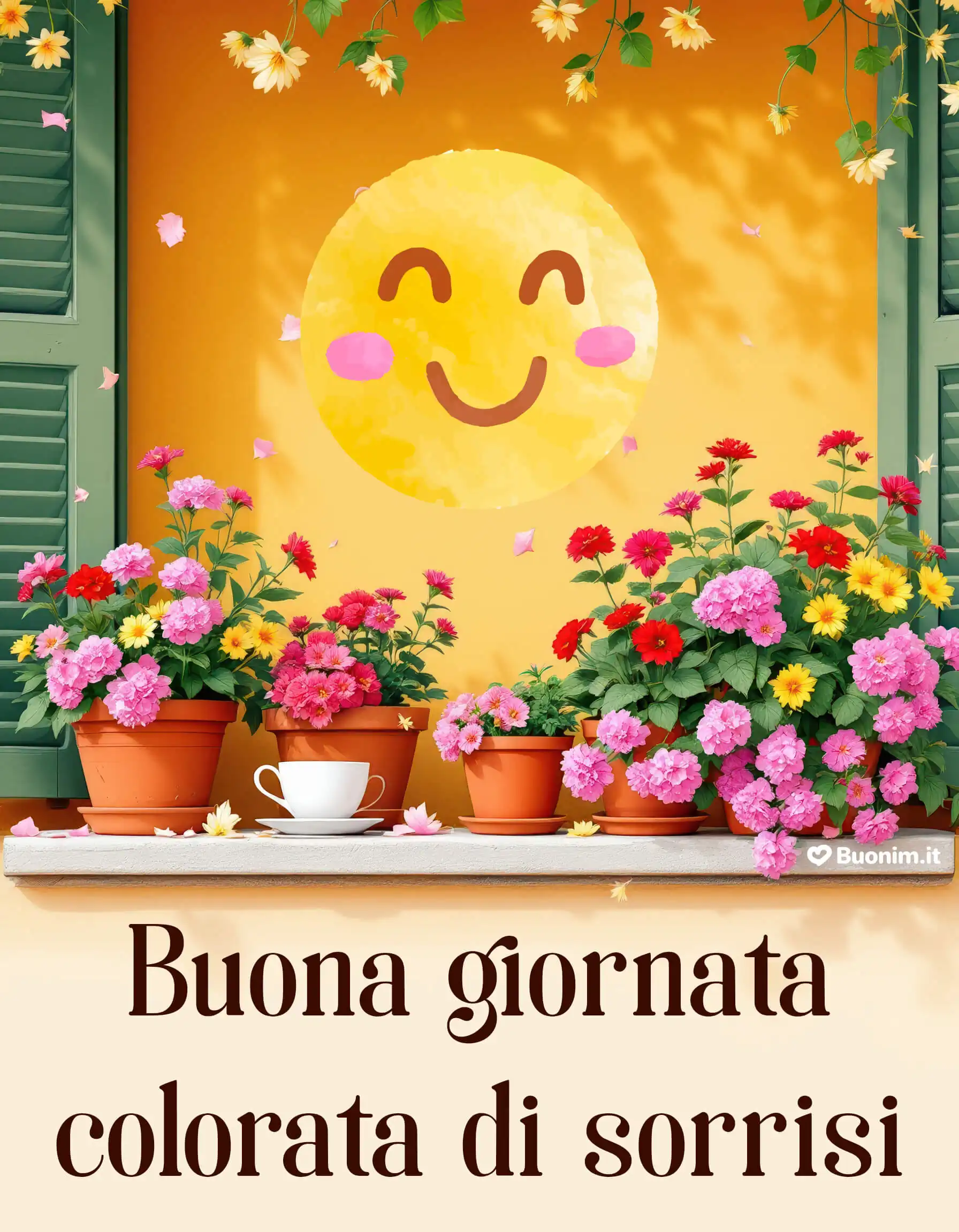 Fiori del buongiorno per colorare la tua giornata Immagini di buongiorno con fiori bellissimi e tanta dolcezza da donare