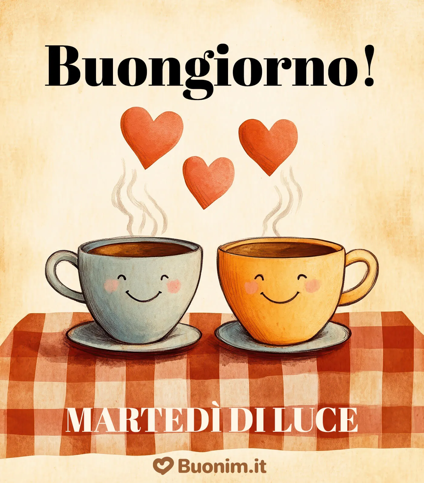 Immagini di buongiorno per il martedì da condividere con affetto e auguri sinceri