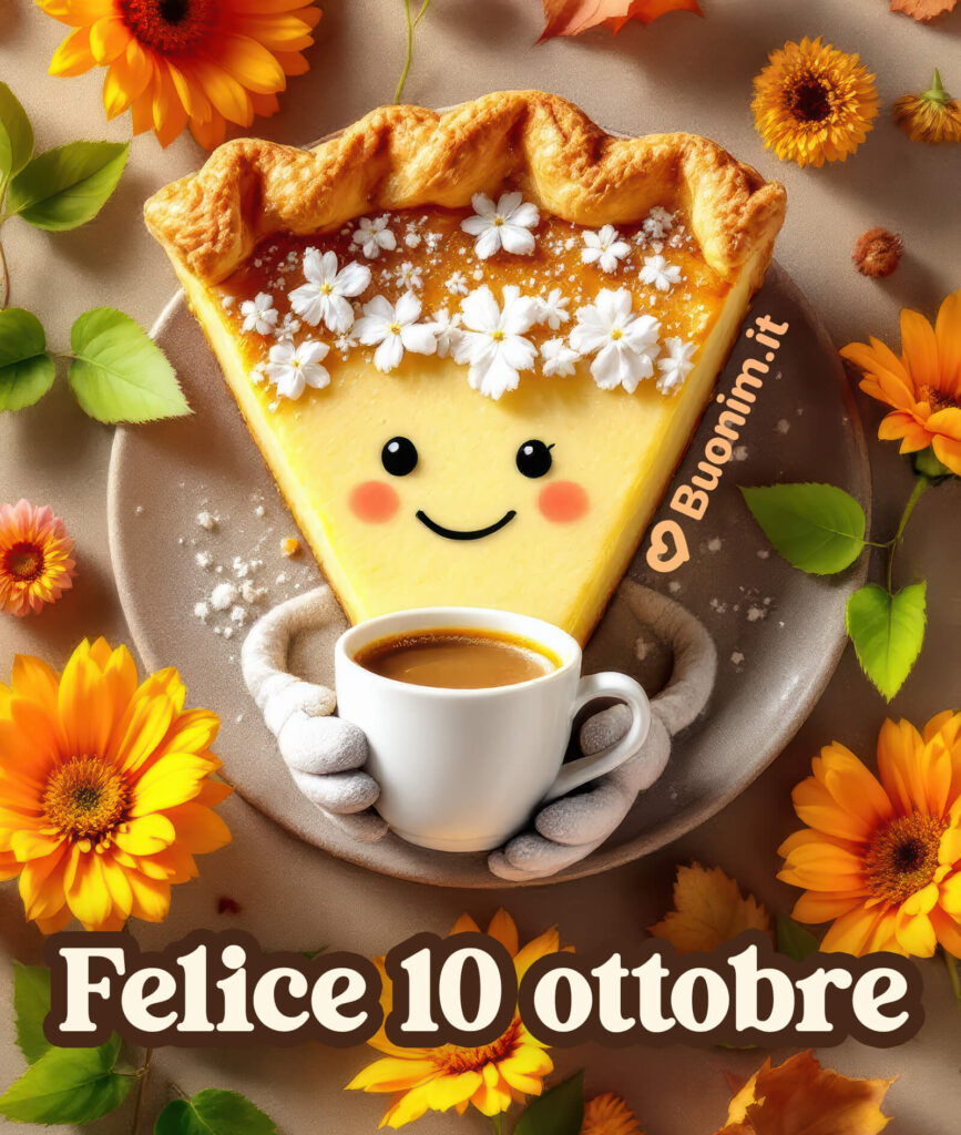 Immagini di buongiorno recenti con frasi belle per il 10 ottobre che regalano gioia