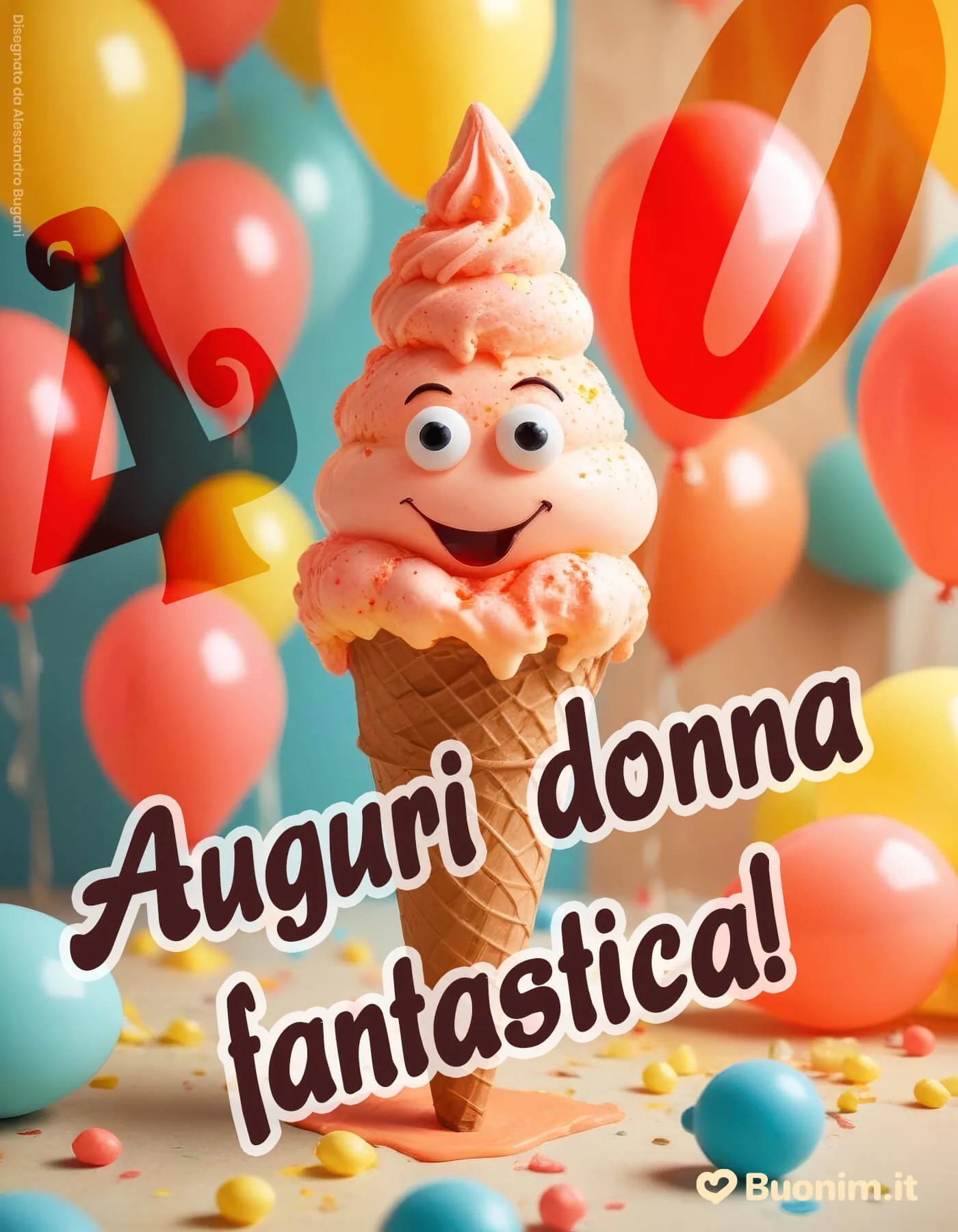 Immagini di fiori per il buon compleanno di una donna di 40 anni da scaricare e inviare subito