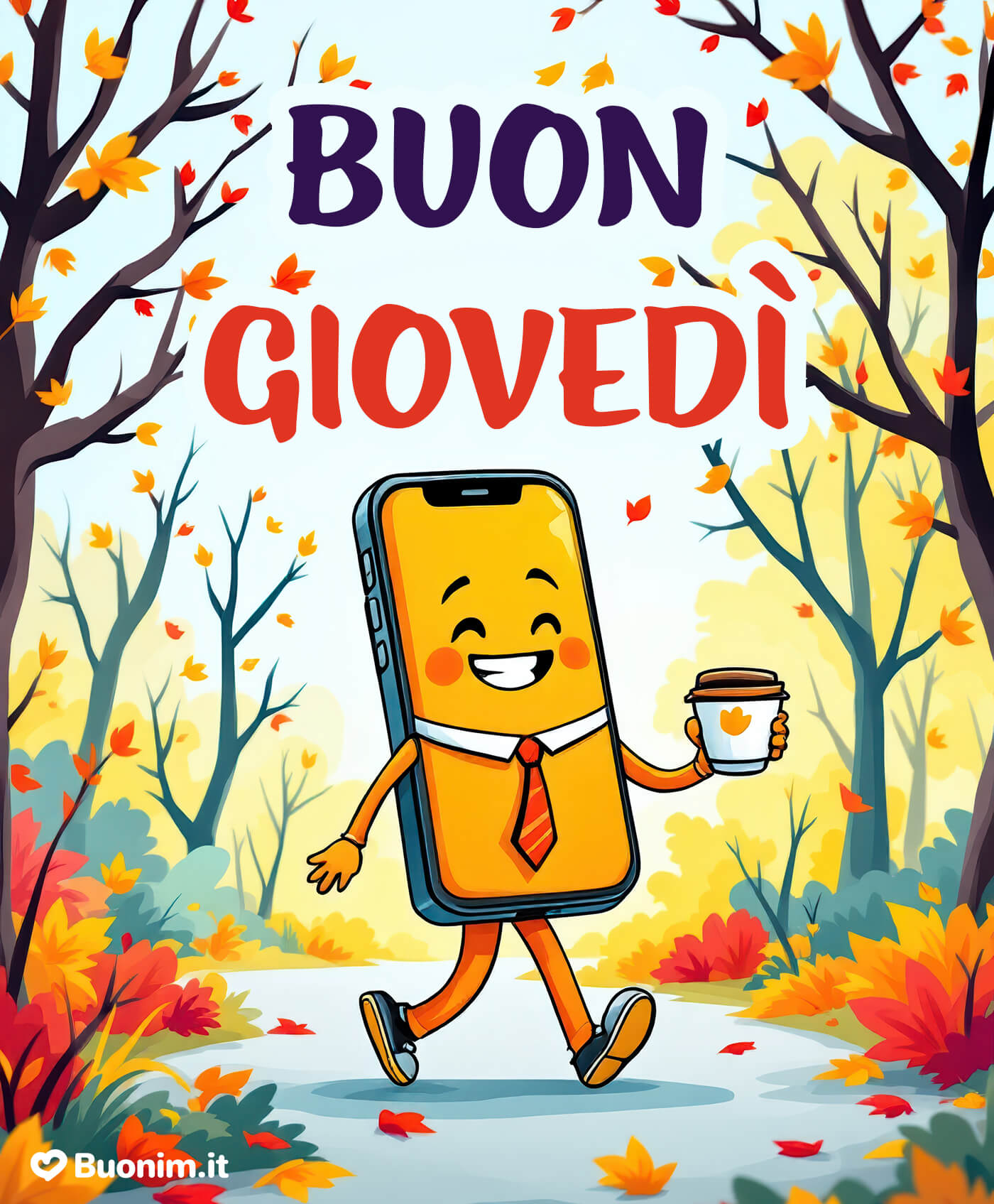 Felice giovedì autunnale con immagini dedicate a settembre ottobre e novembre Immagini divertenti di buongiorno e buon giovedì autunnale per iniziare la giornata col sorriso