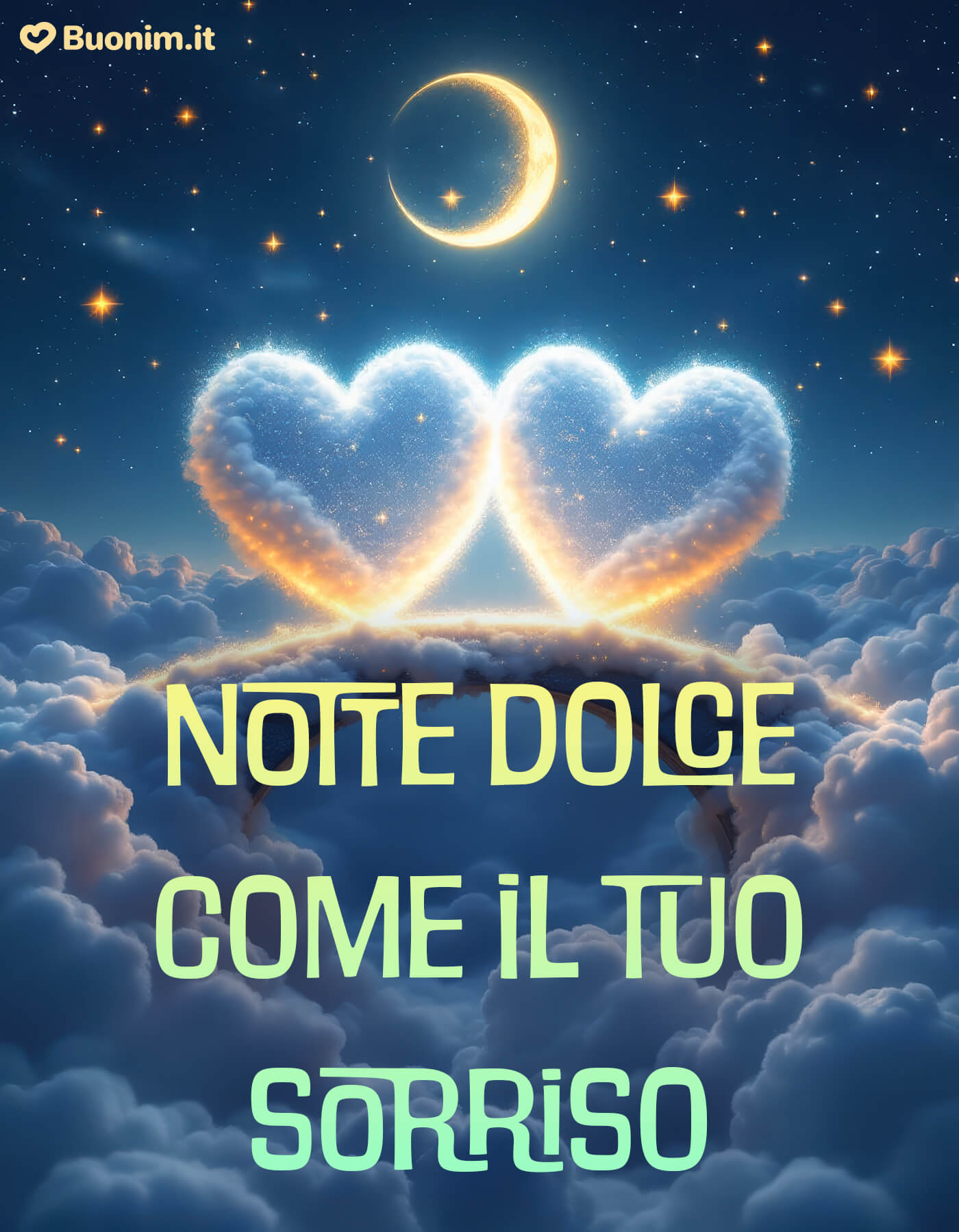 A domani con il cuore pieno di emozioni Immagini divertenti per dire buonanotte con un sorriso e tanto amore