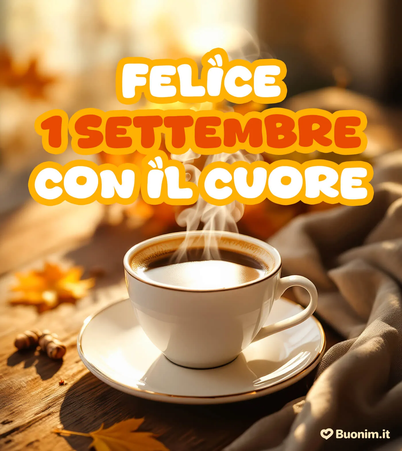 Immagini nuove di buongiorno 1 settembre per iniziare la giornata con dolcezza e serenità