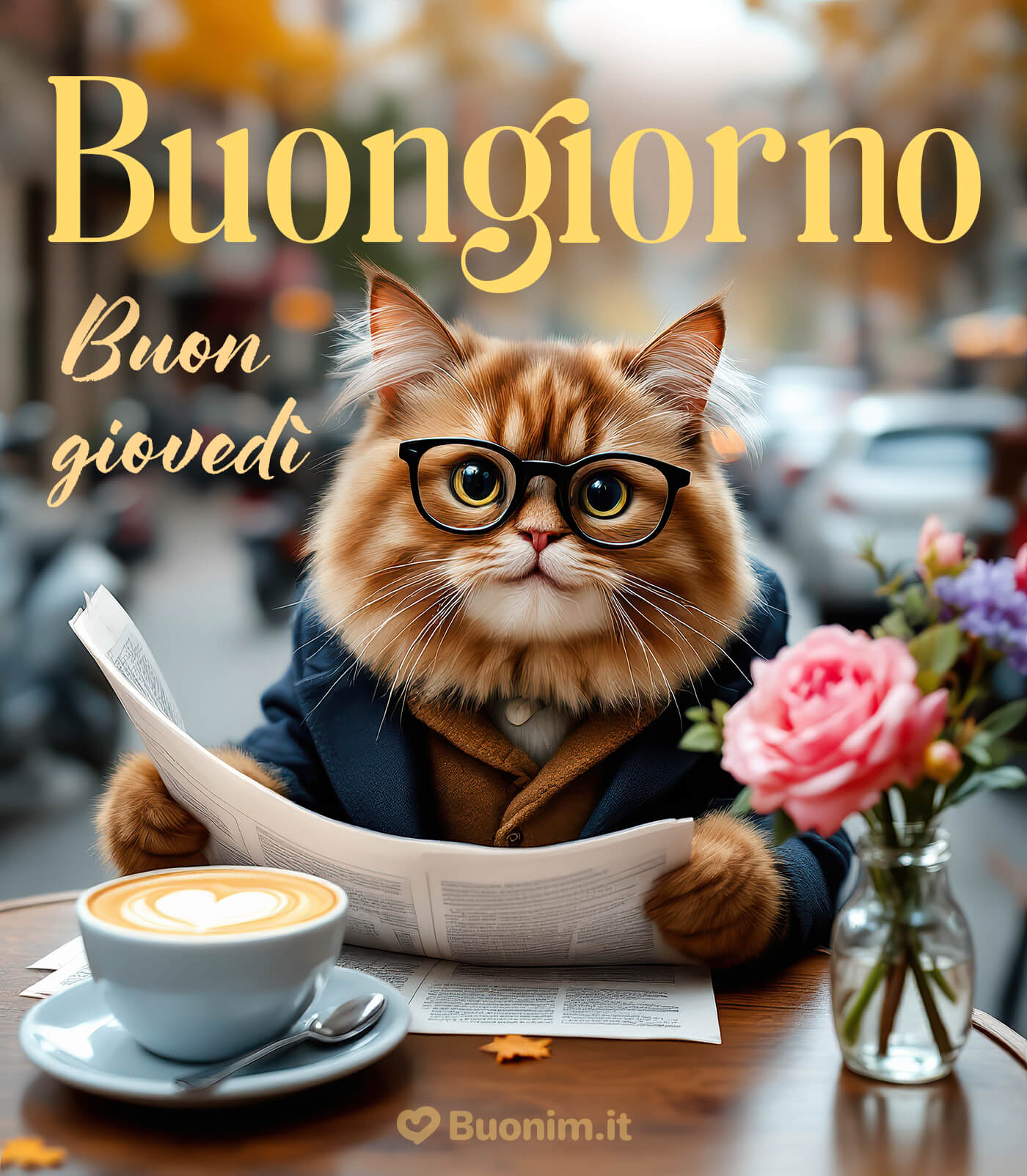 Buon giovedì autunnale con immagini di riposo e profumo di fine settimana Immagini nuove gratis per WhatsApp per regalare un sorriso in questo giovedì d’autunno