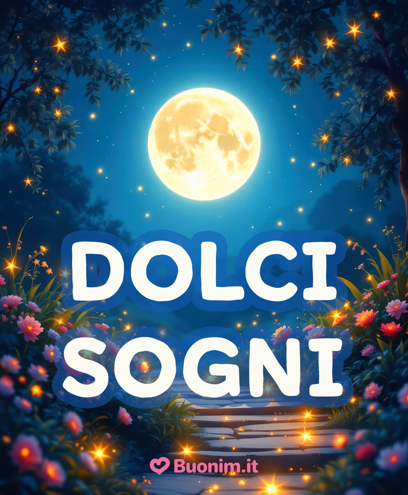 Immagine di buonanotte con dolci sogni e a domani Immagini nuove gratis per dire buonanotte e dolci sogni con un abbraccio