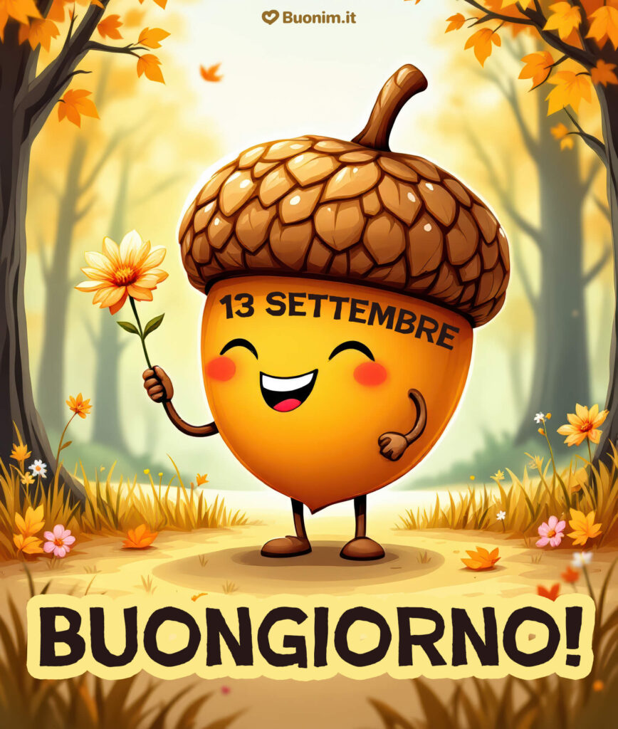 Immagini recenti di buongiorno con frasi belle per il 13 settembre da inviare agli amici