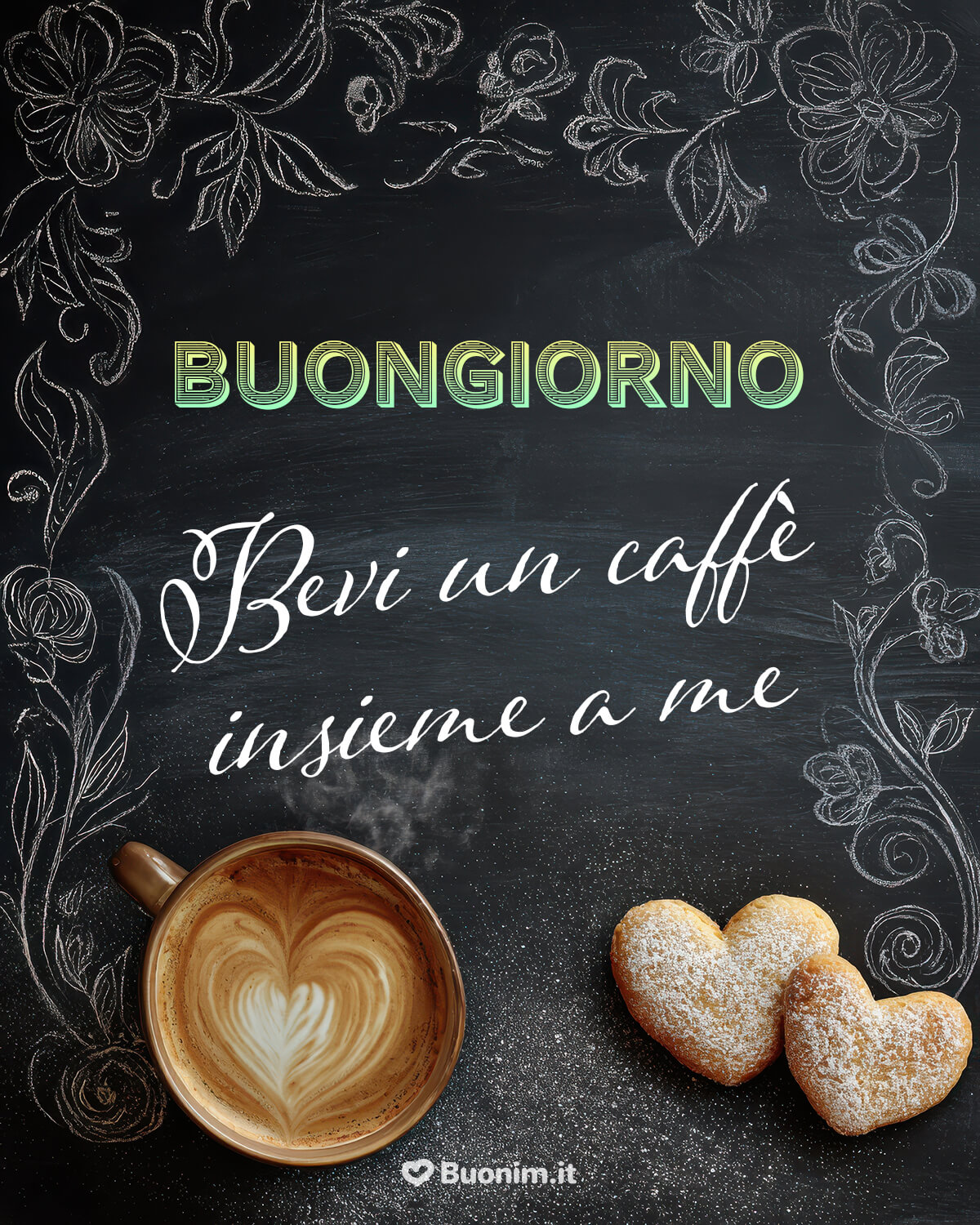 Lavagna nera, caffè insieme e biscotti per il 23 gennaio Lavagna nera, caffè insieme e biscotti per il 23 gennaio