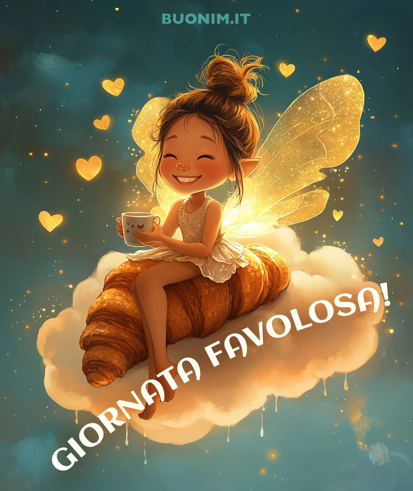 Le fate del sole ti portano un buongiorno buon giovedì pieno di magia e dolcezza