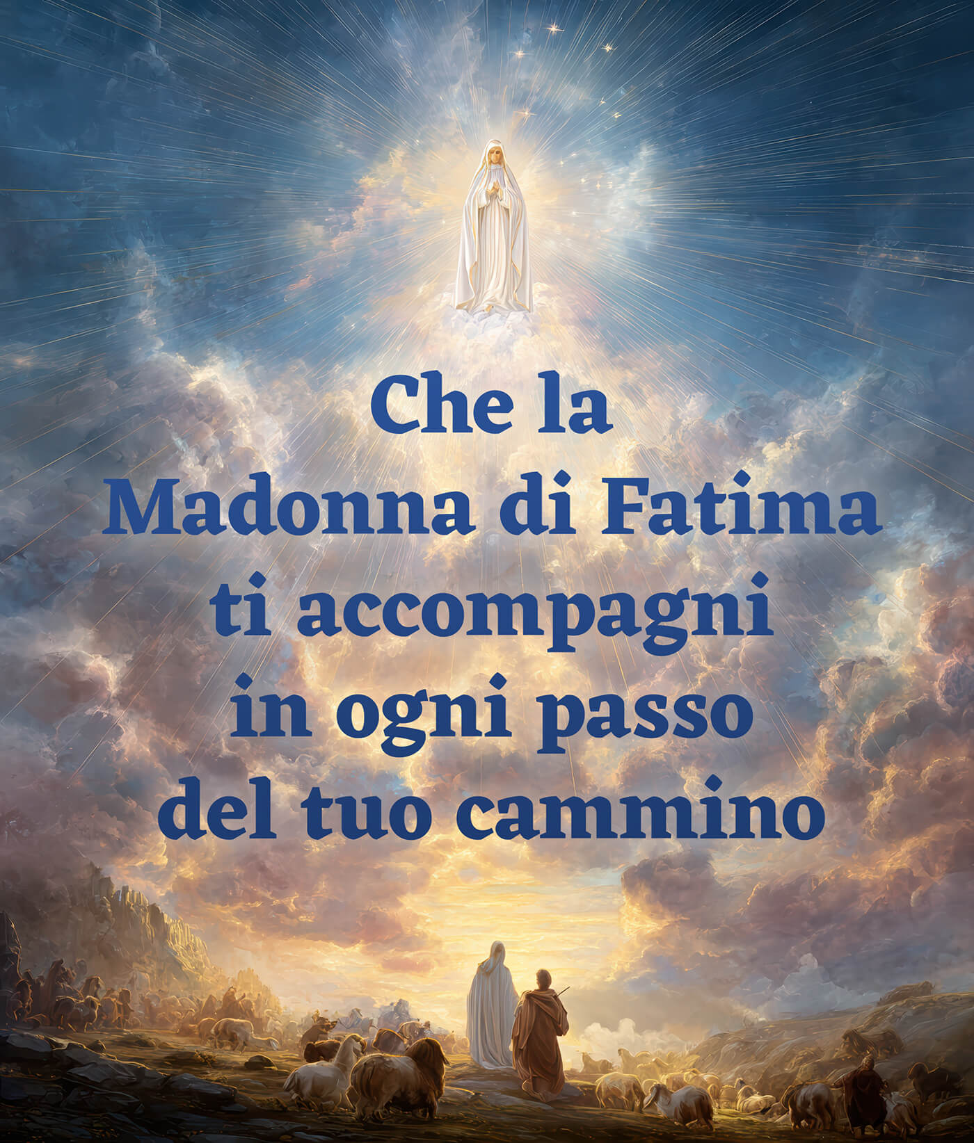 Le immagini della Madonna di Fatima con frasi ispiratrici sono perfette per augurare una giornata piena di benedizioni ai tuoi amici Le immagini della Madonna di Fatima con frasi ispiratrici sono perfette per augurare una giornata piena di benedizioni ai tuoi amici