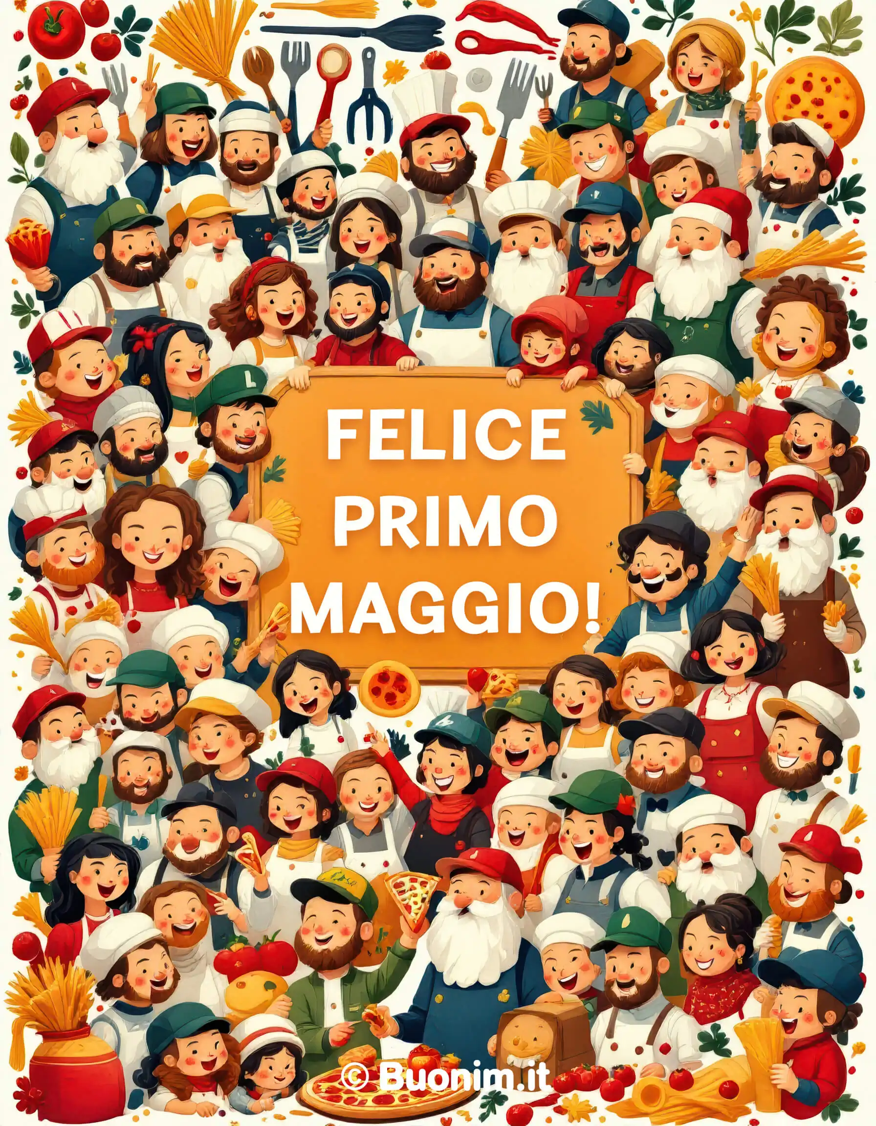 Le immagini tradizionali della Festa del Lavoro del 1 maggio che uniscono l'Italia