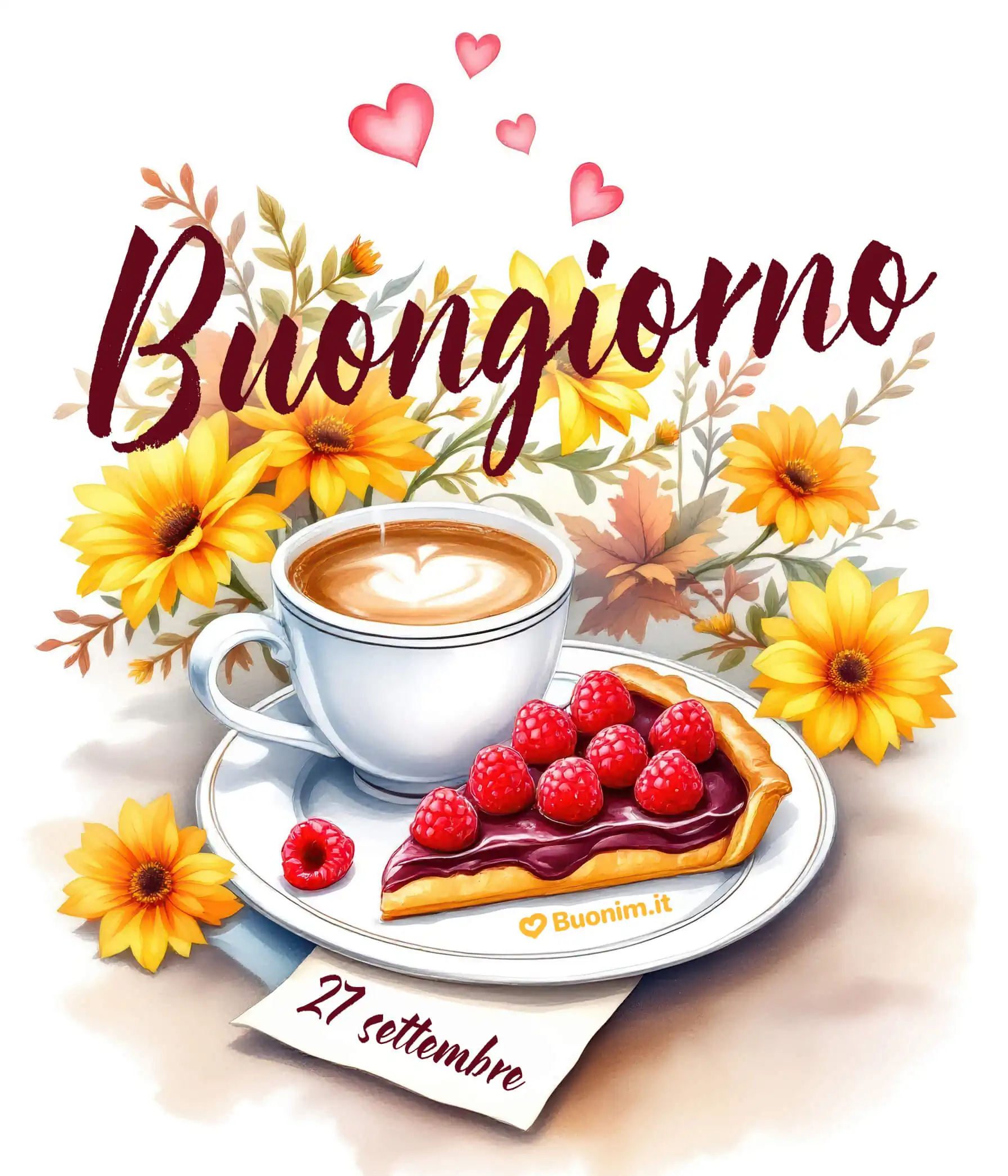 Le più belle immagini di buongiorno 27 settembre gratis per WhatsApp con un abbraccio dal cuore