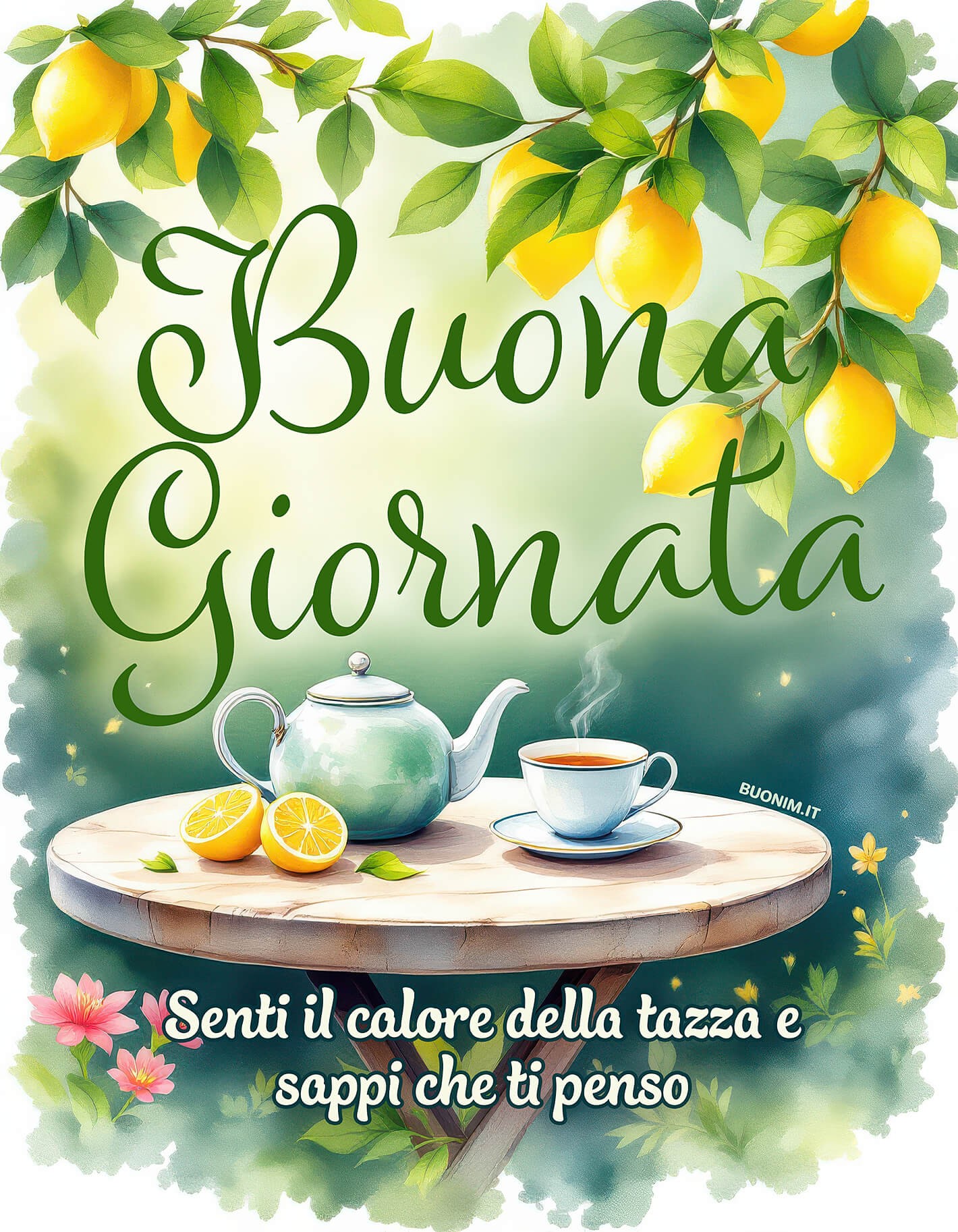Con questa teiera e una tazza fumante, anche febbraio profuma di cose buone. Ti mando un saluto speciale e l'augurio di trascorrere ore felici con chi ami.