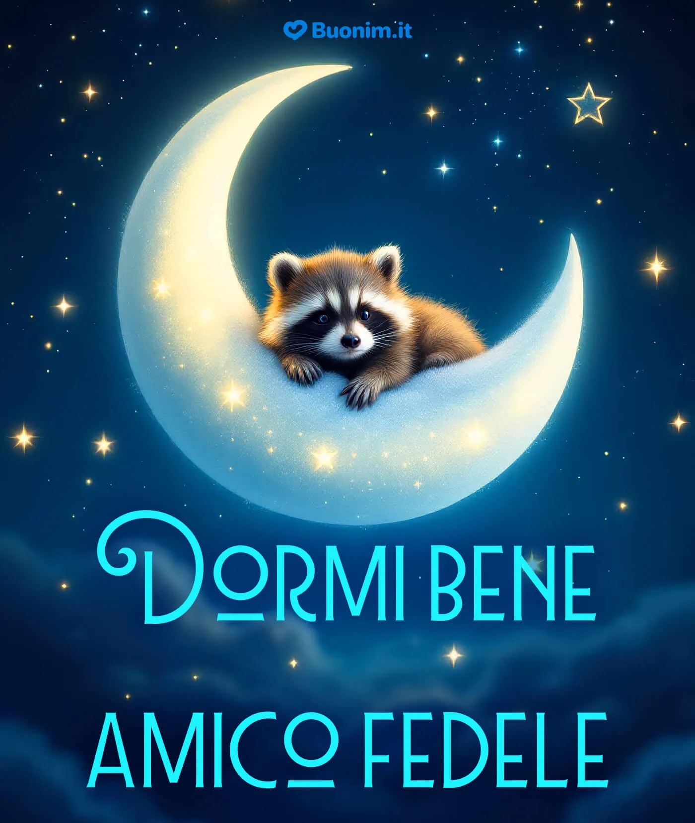 Messaggi di buona notte con immagini per amici che rendono la sera più dolce