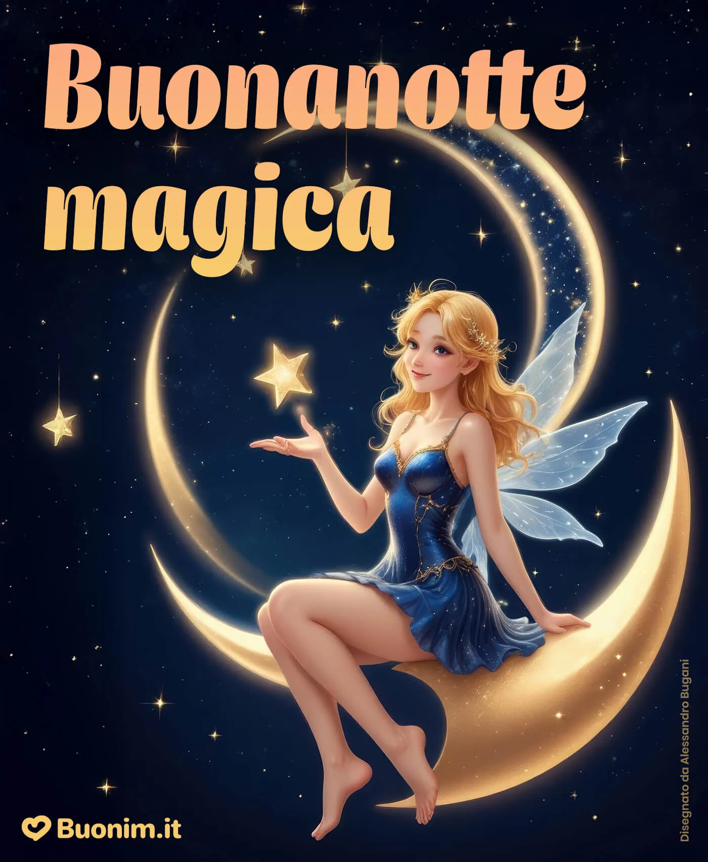 Messaggi di buonanotte con le fate del sole, semplici ma pieni d’affetto