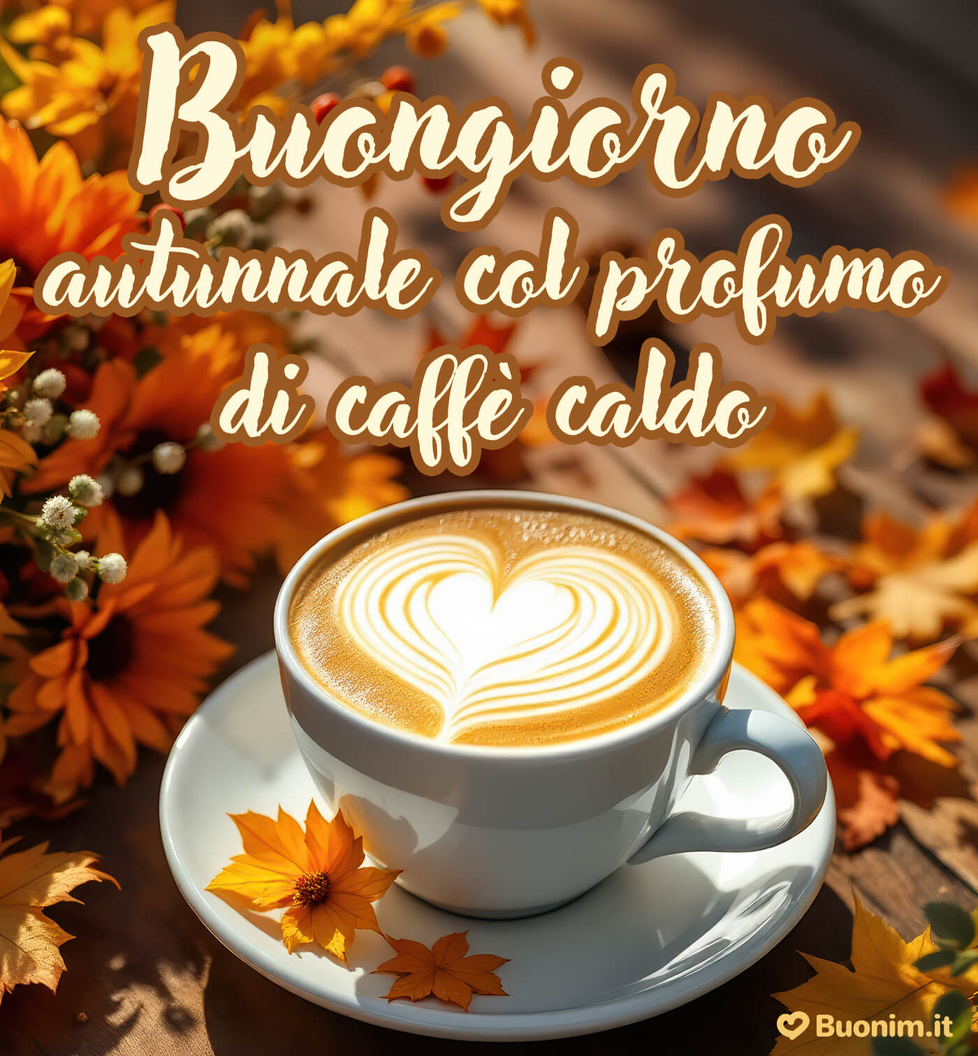 Belle immagini di buon giovedì autunnale con un caffè caldo e tanta serenità Messaggi e belle immagini di buon giovedì autunnale da inviare a chi vuoi bene