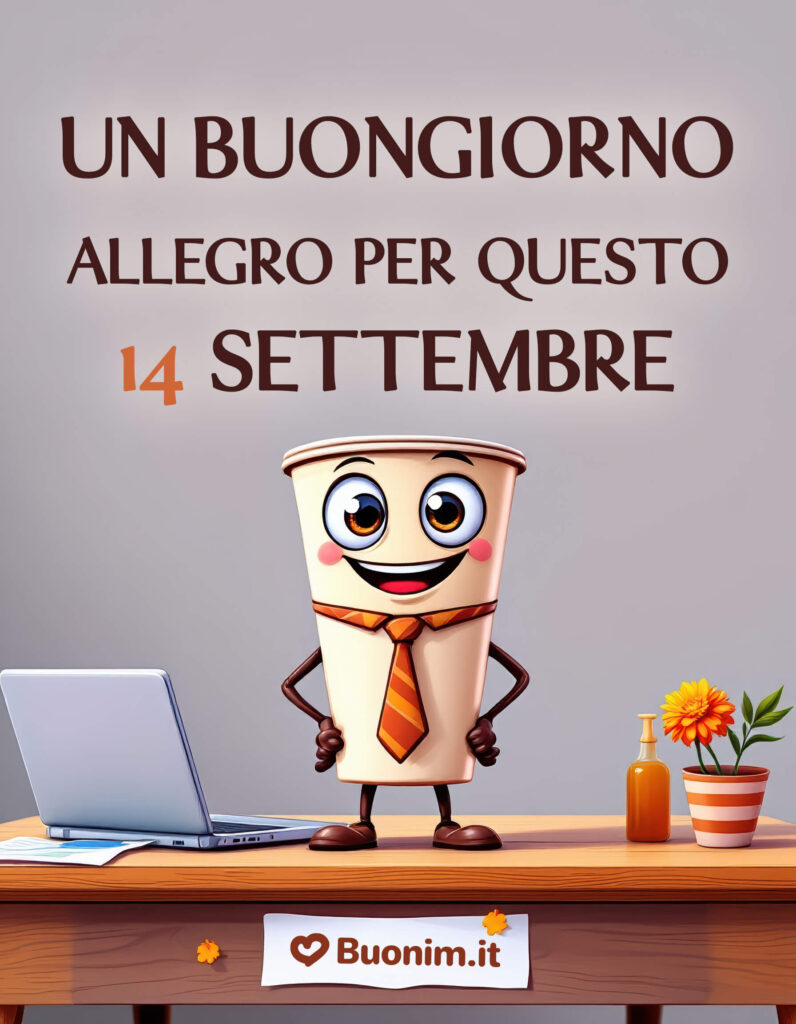 Messaggio dal cuore con immagini di buongiorno 14 settembre da inviare subito