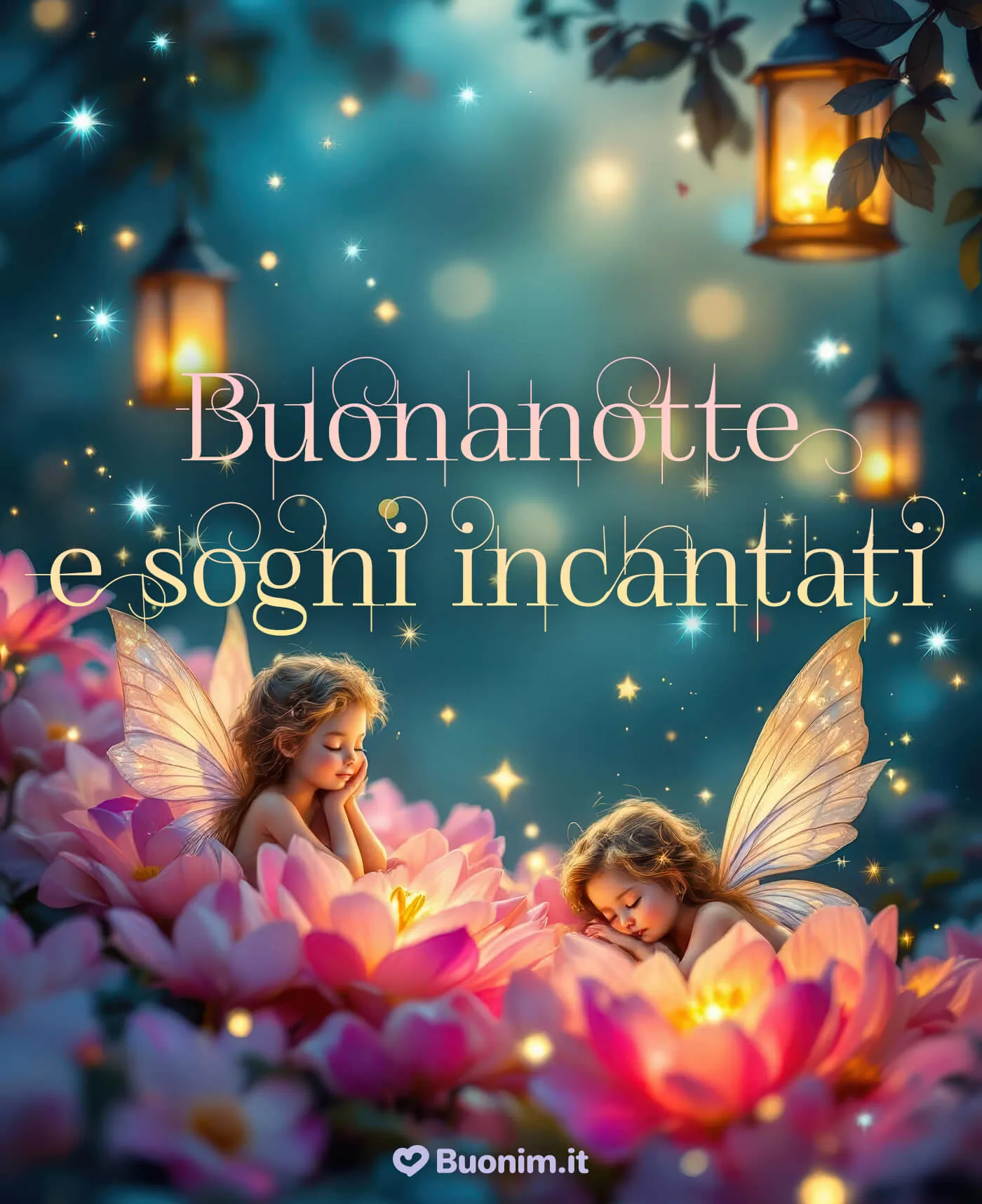 Notte dolce e serena con immagini di qualità e emozioni vere da condividere