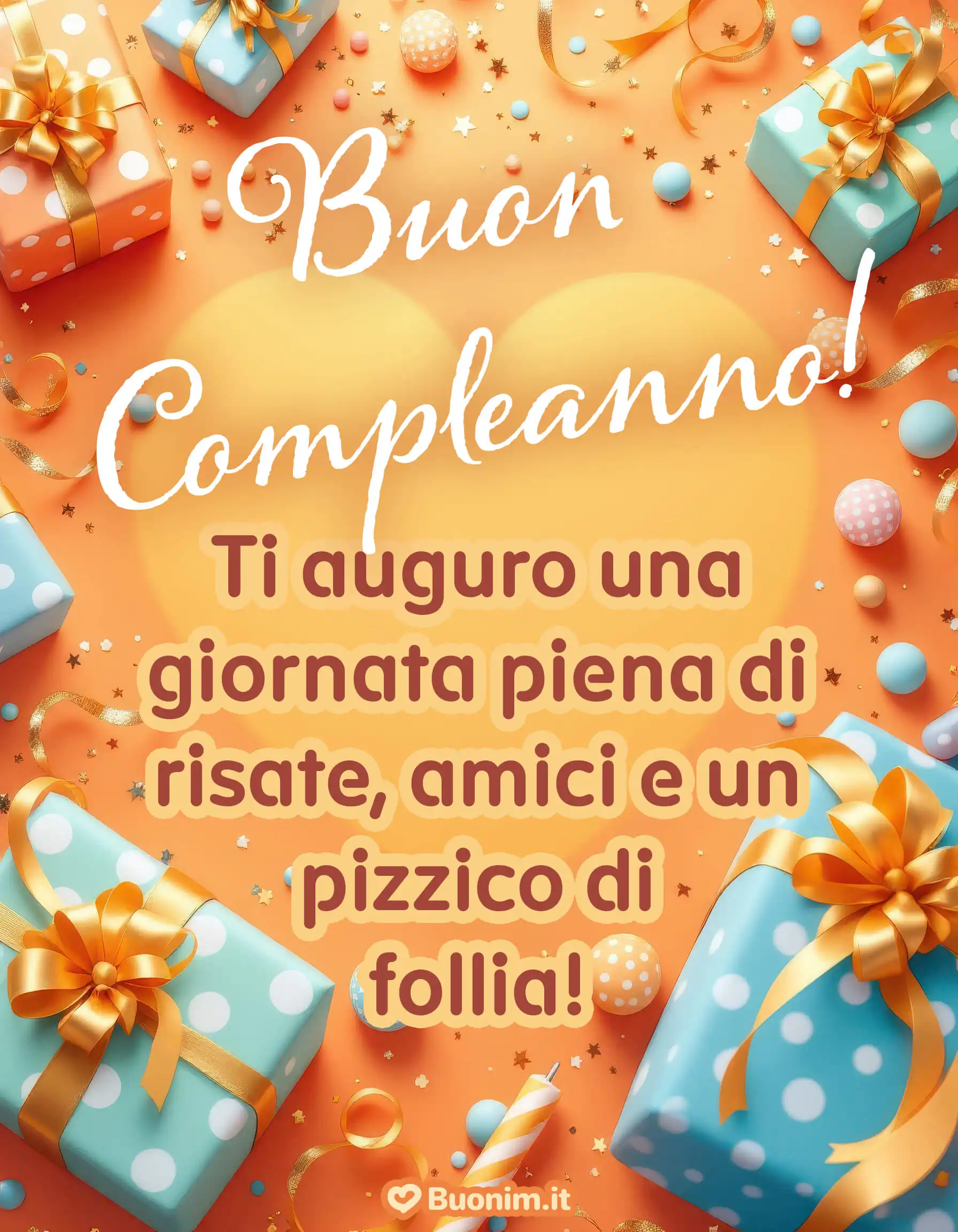 Scintille, fiocchi e risate pronte a partire. Invia questo saluto su WhatsApp per regalare un sorriso immediato e auguri speciali a chi porti nel cuore.