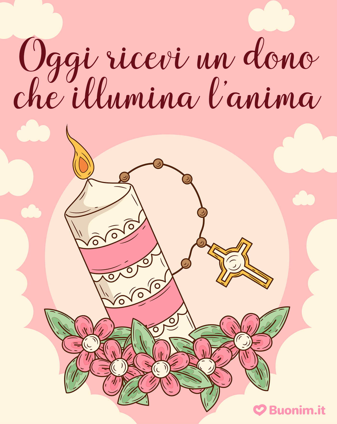 Un’immagine per la prima comunione da inviare con il sorriso Pensieri e frasi per la prima comunione per regalare emozioni vere