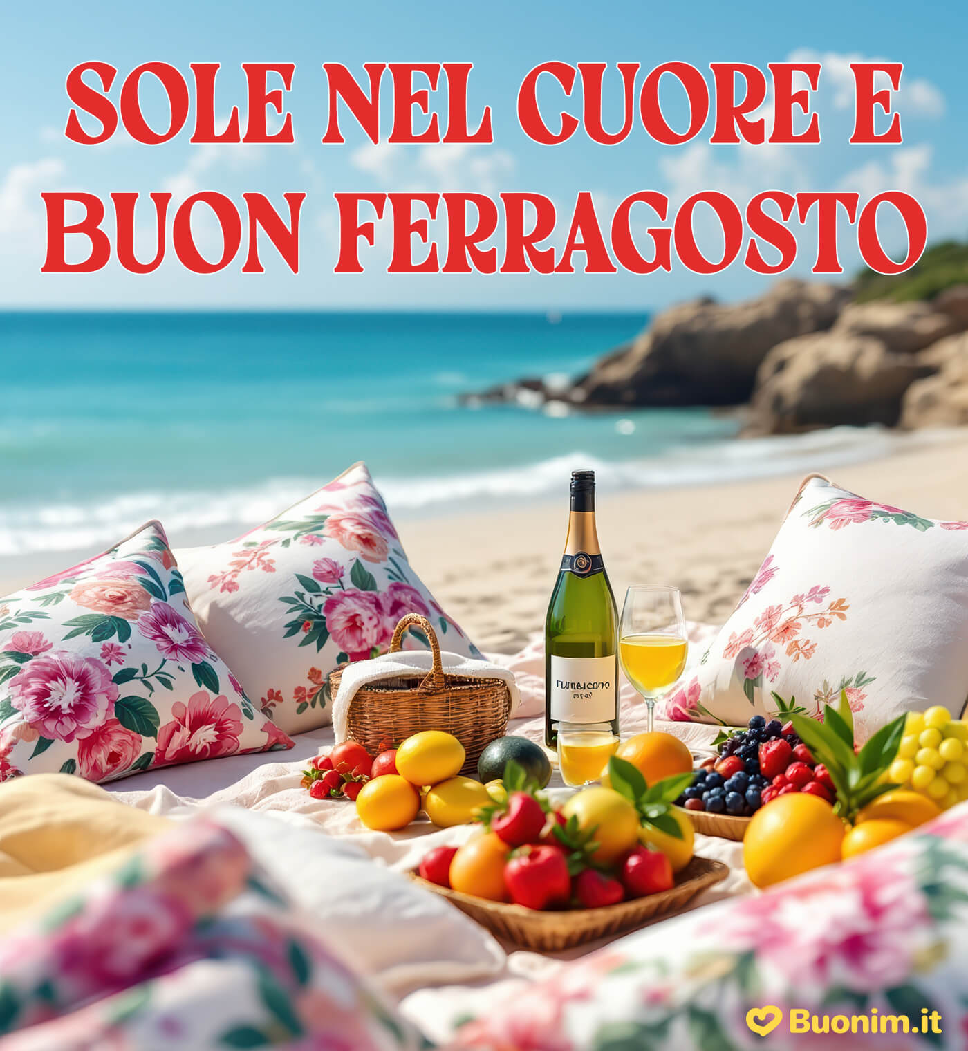 Un’idea per il pranzo di Ferragosto con immagine allegra Pranzo di Ferragosto e un’immagine per accompagnarlo con il sorriso
