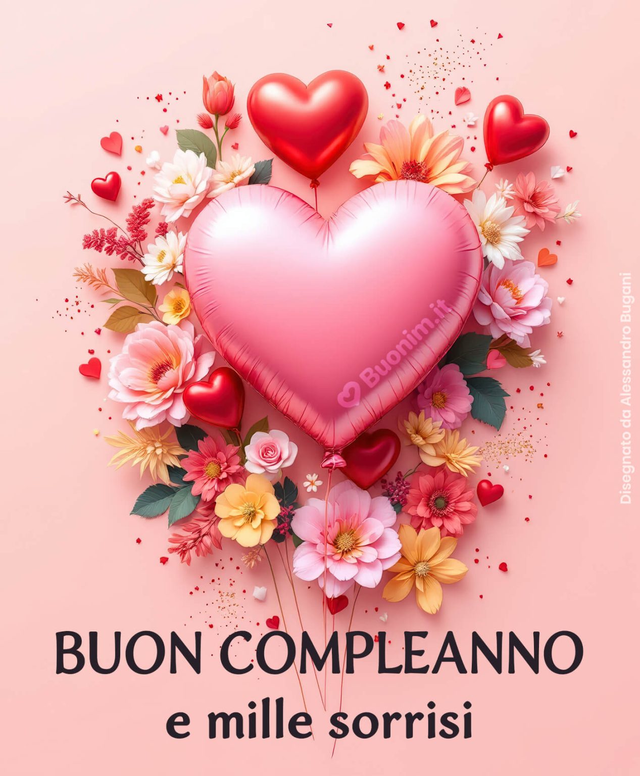 immagini buon compleanno fiori per whatsapp