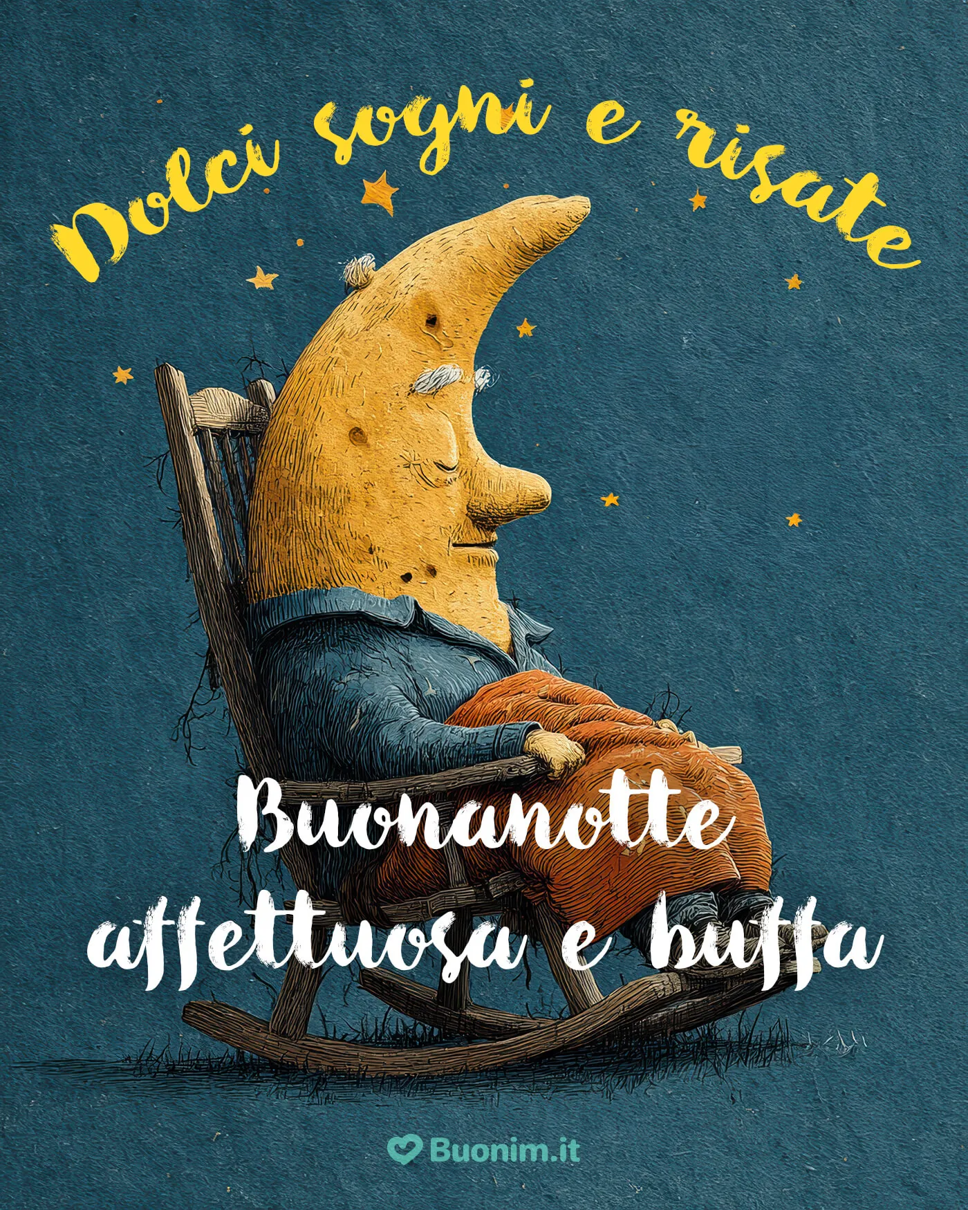 Regala una buonanotte calda e ironica con immagini vintage simpatiche