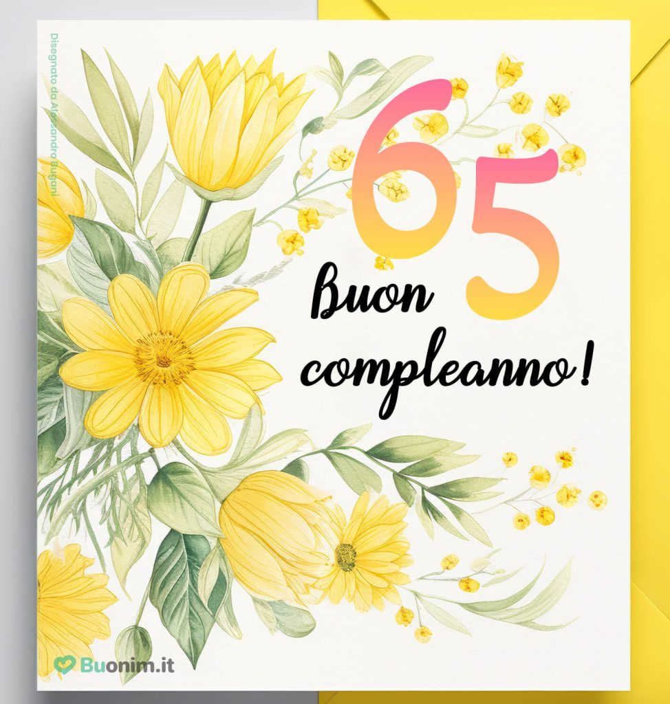 Scarica bellissime immagini di auguri per i 65 anni di una donna e sorprendi chi ami con un pensiero speciale