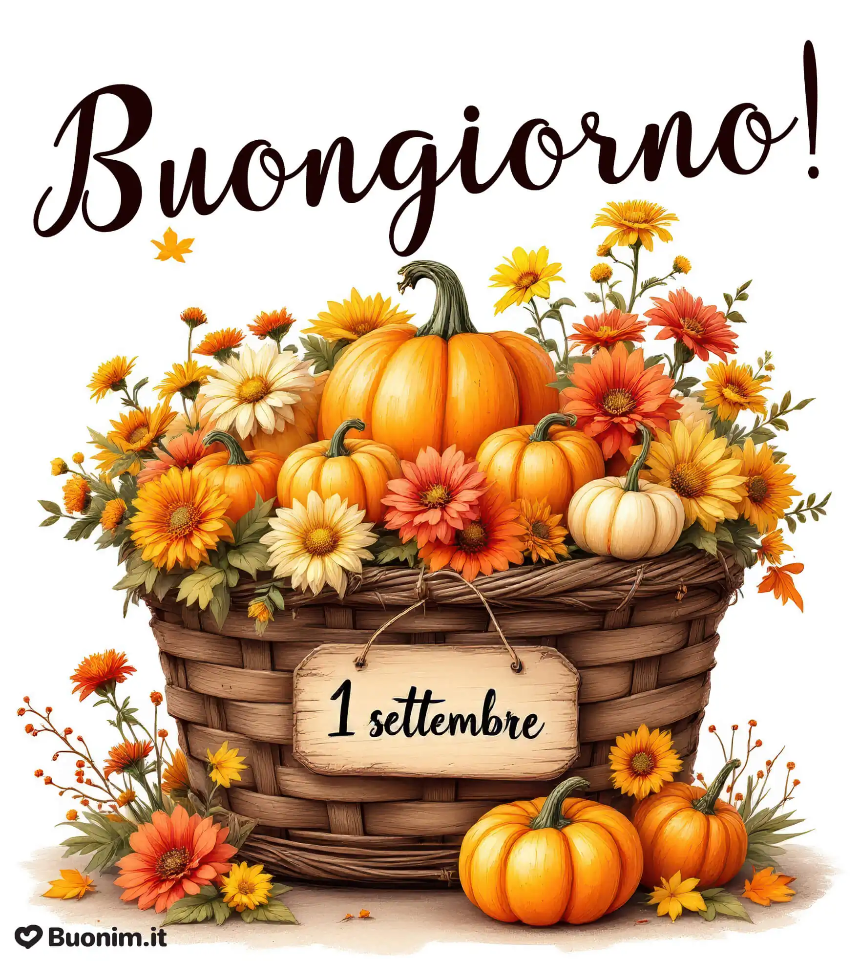 Scarica le più belle immagini di buongiorno 1 settembre e condividi un abbraccione di luce con chi ami