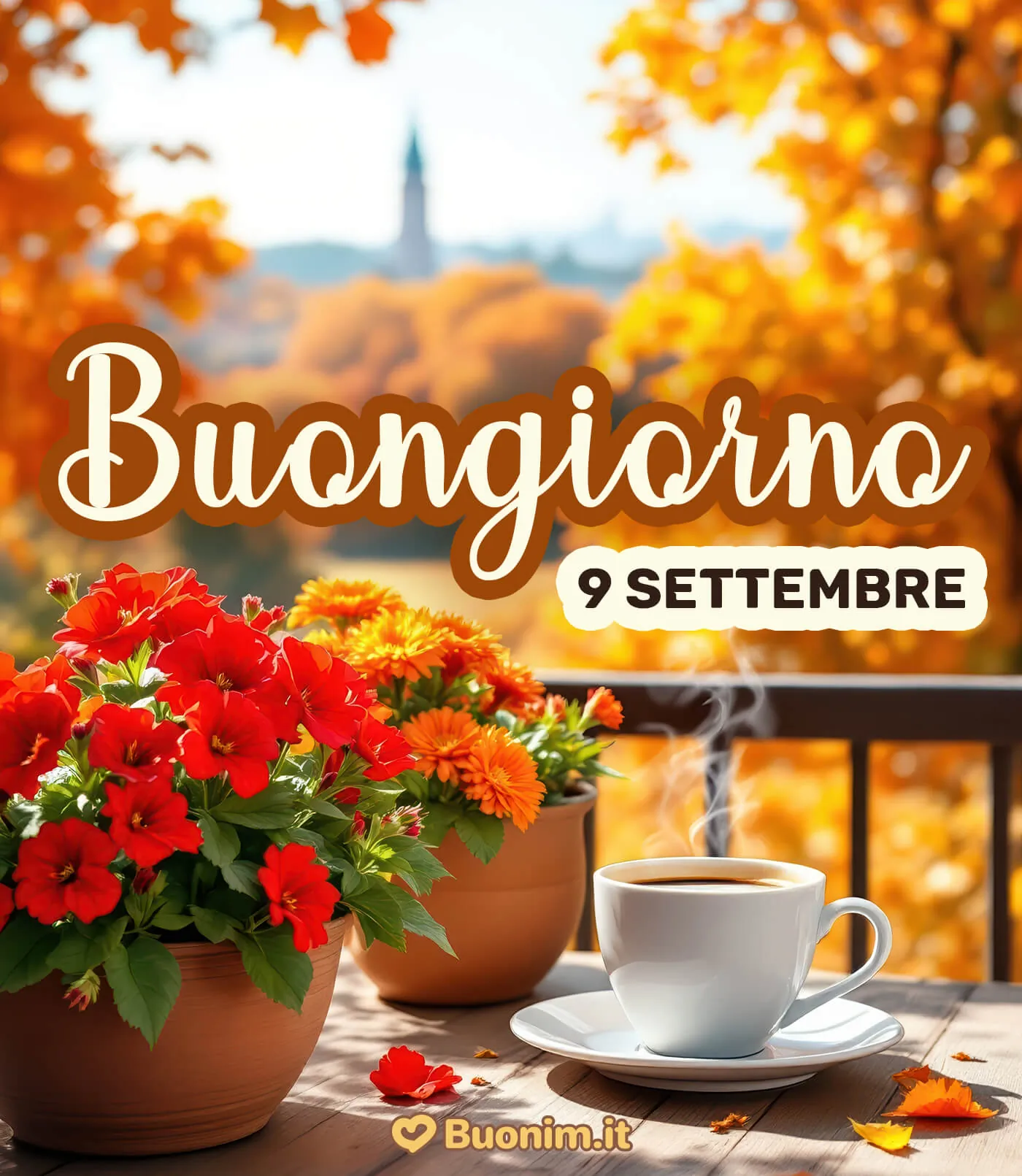 Scarica le più belle immagini di buongiorno 9 settembre e condividile con chi ami