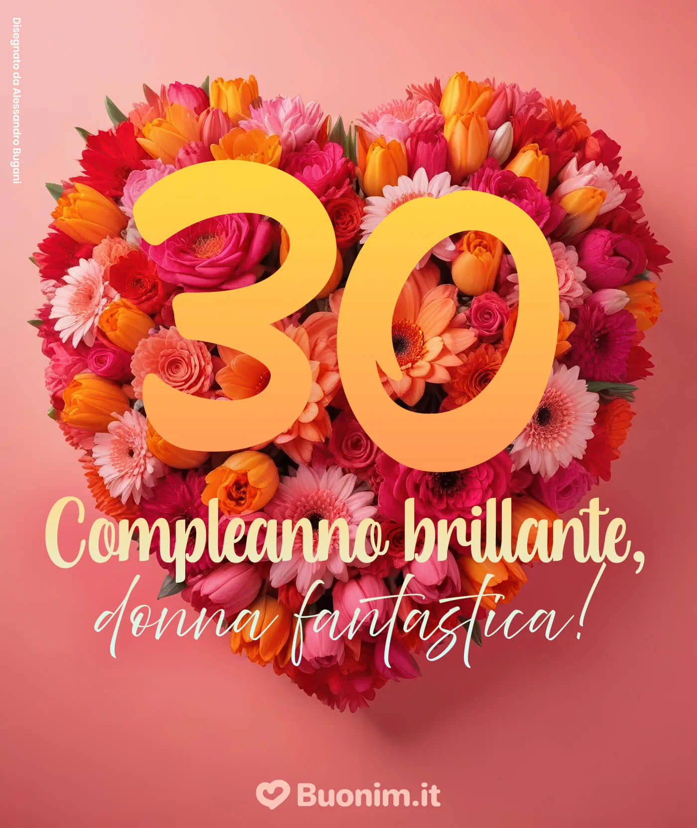 Scarica una nuova immagine di auguri per i 30 anni donna e sorprendi chi ami con un pensiero speciale