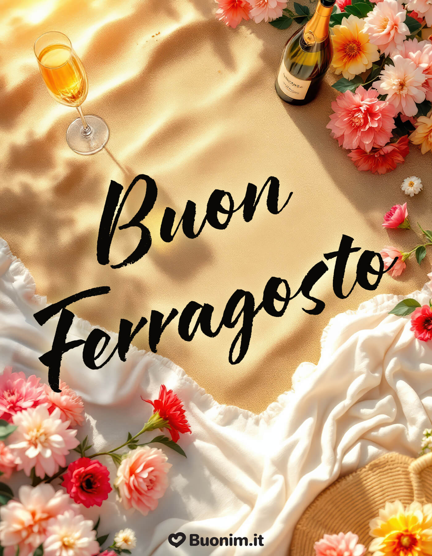 Immagini di buon Ferragosto da condividere con il cuore Scarica un’immagine con auguri di Ferragosto per un pensiero speciale