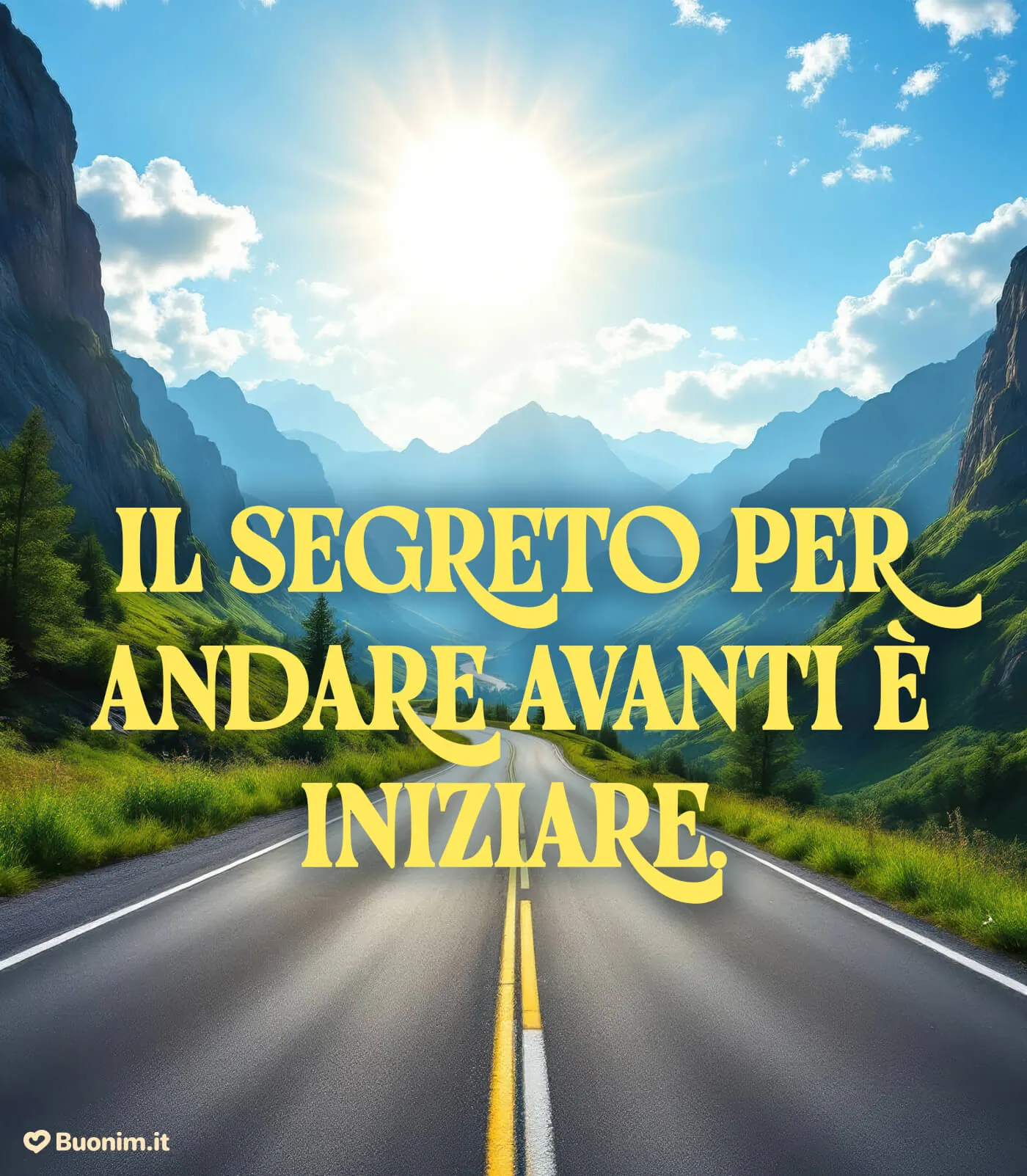 Scegli una foto motivazionale e condividila con chi ha bisogno di energia