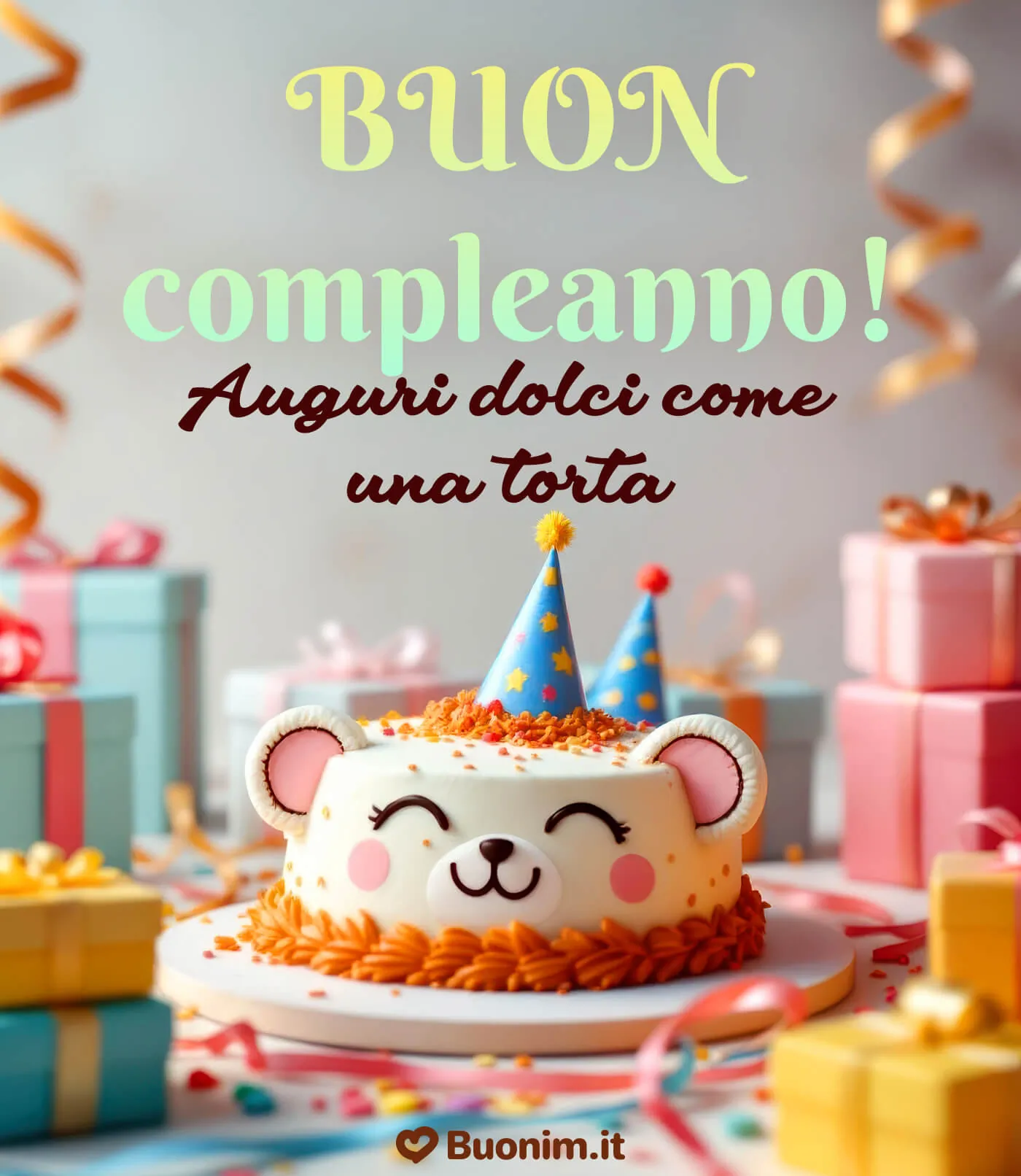 Scopri un'immagine di torta di compleanno con frase di auguri per emozionare chi la riceve