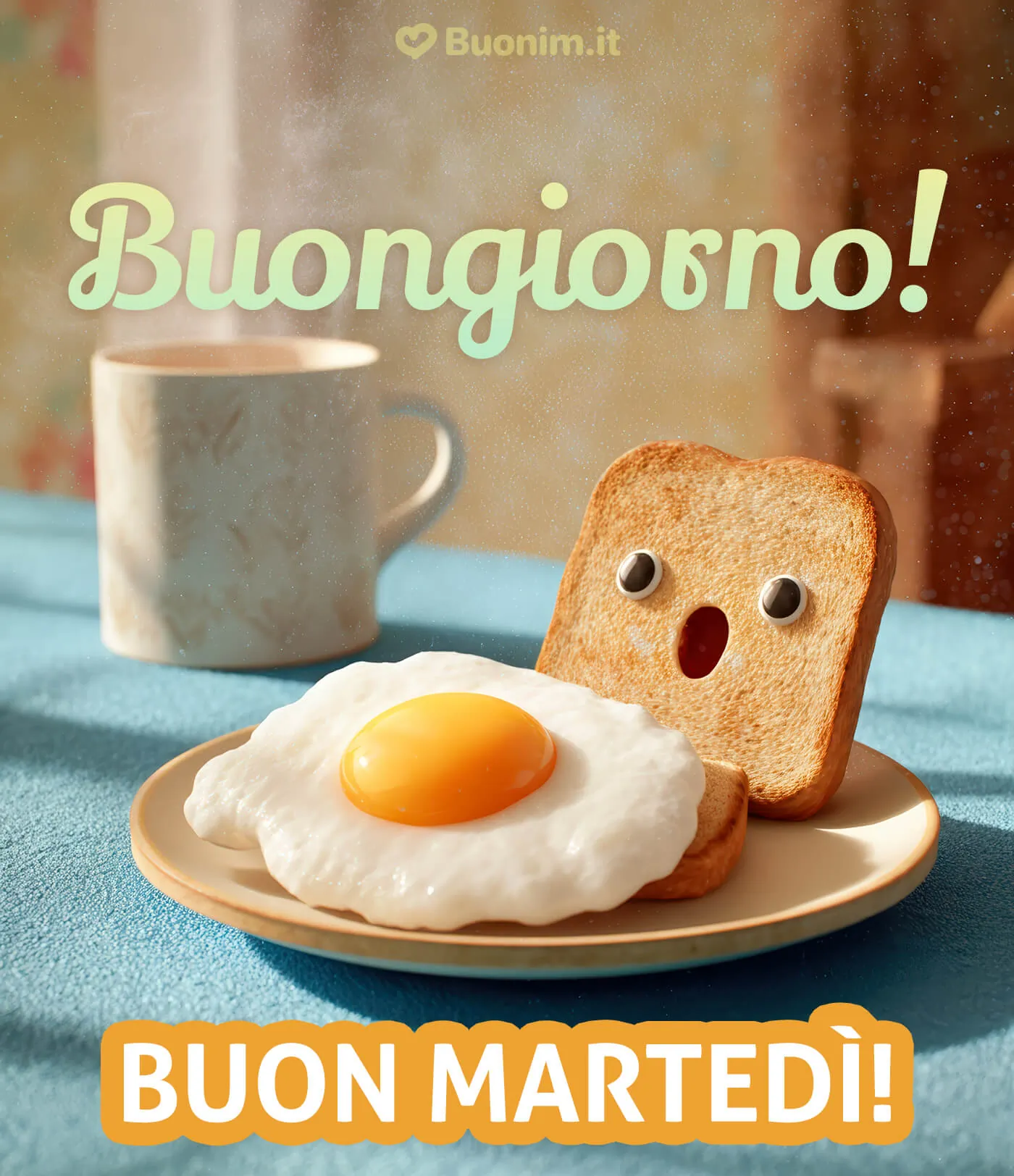 Sorprendi i tuoi amici con il buongiorno del martedì scegliendo tra le nostre immagini nuove e simpatiche
