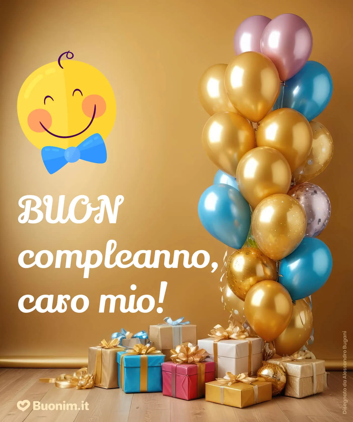 Su Buonim trovi cartoline di buon compleanno per uomo da inviare su WhatsApp in un attimo
