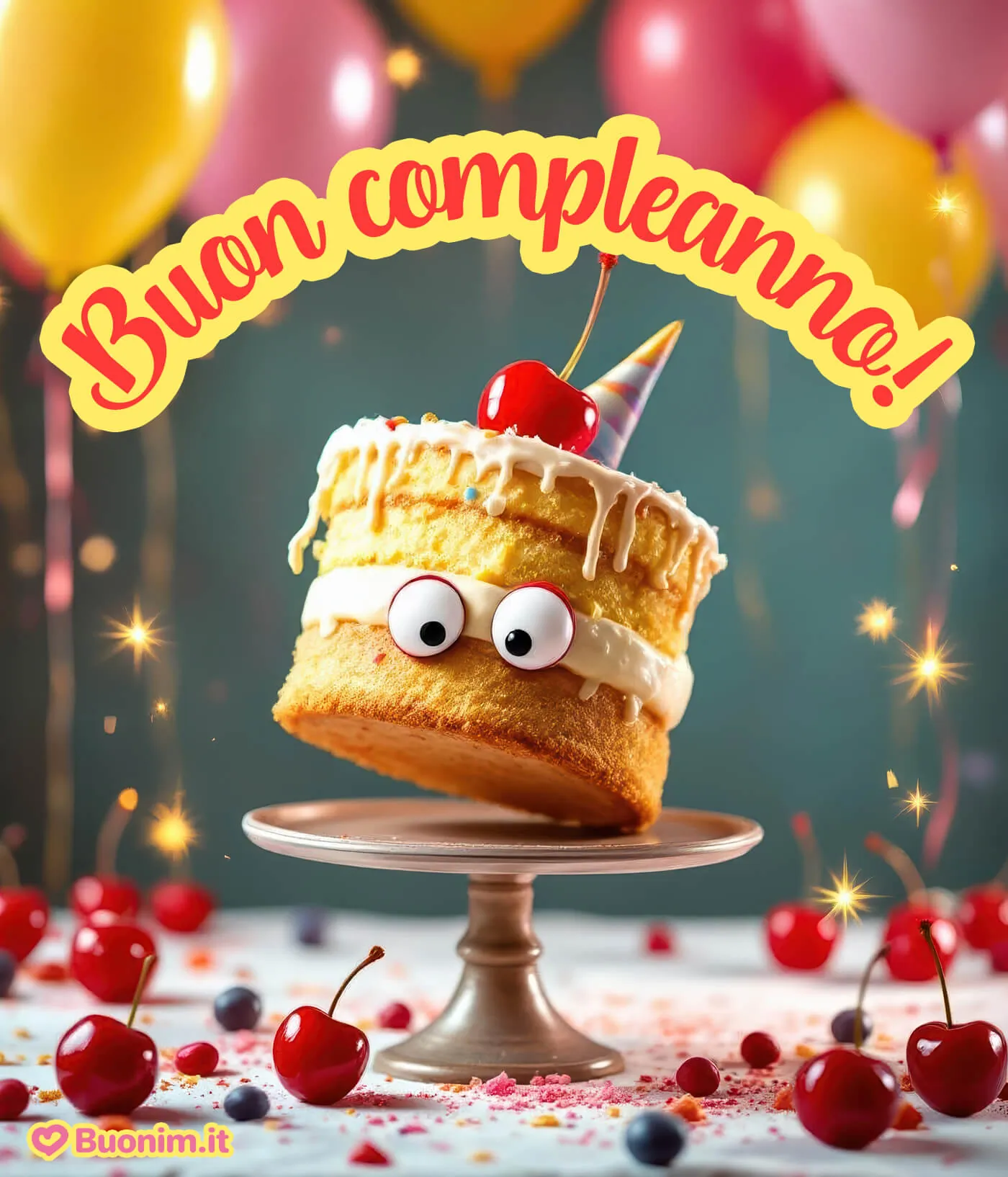 Su Buonim trovi immagini bellissime per dire buon compleanno con il cuore