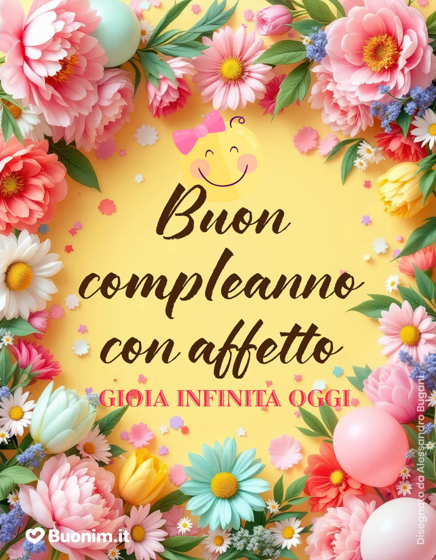 Su Buonim trovi immagini nuove e divertenti per auguri di compleanno eleganti